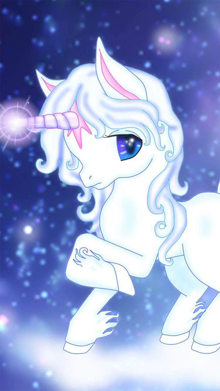 750x1332 Kawaii Cute Unicorn Anime Girl Wallpaper Wallpaper HD