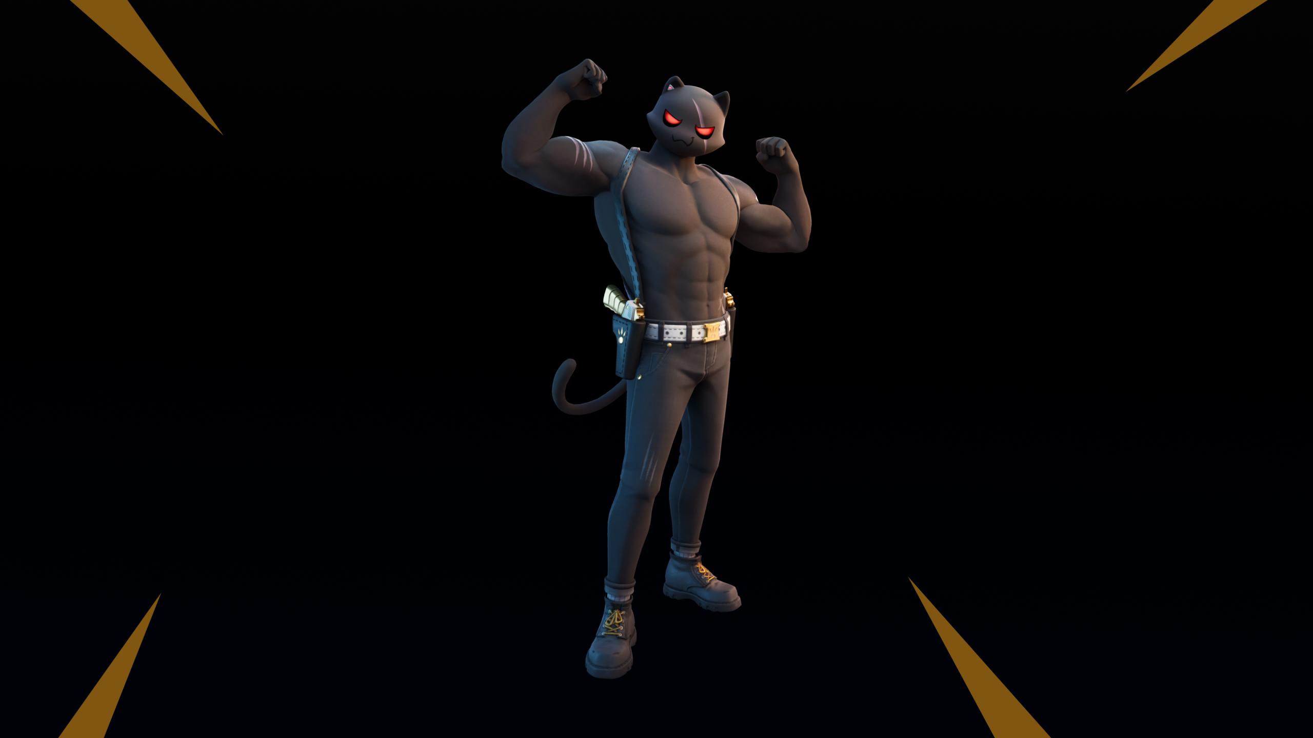 2560x1440 Meowscles Skin Fortnite Season 12 1440P Resolution Wallpaper, HD Games 4K Wallpaper, Image, Photo and Background