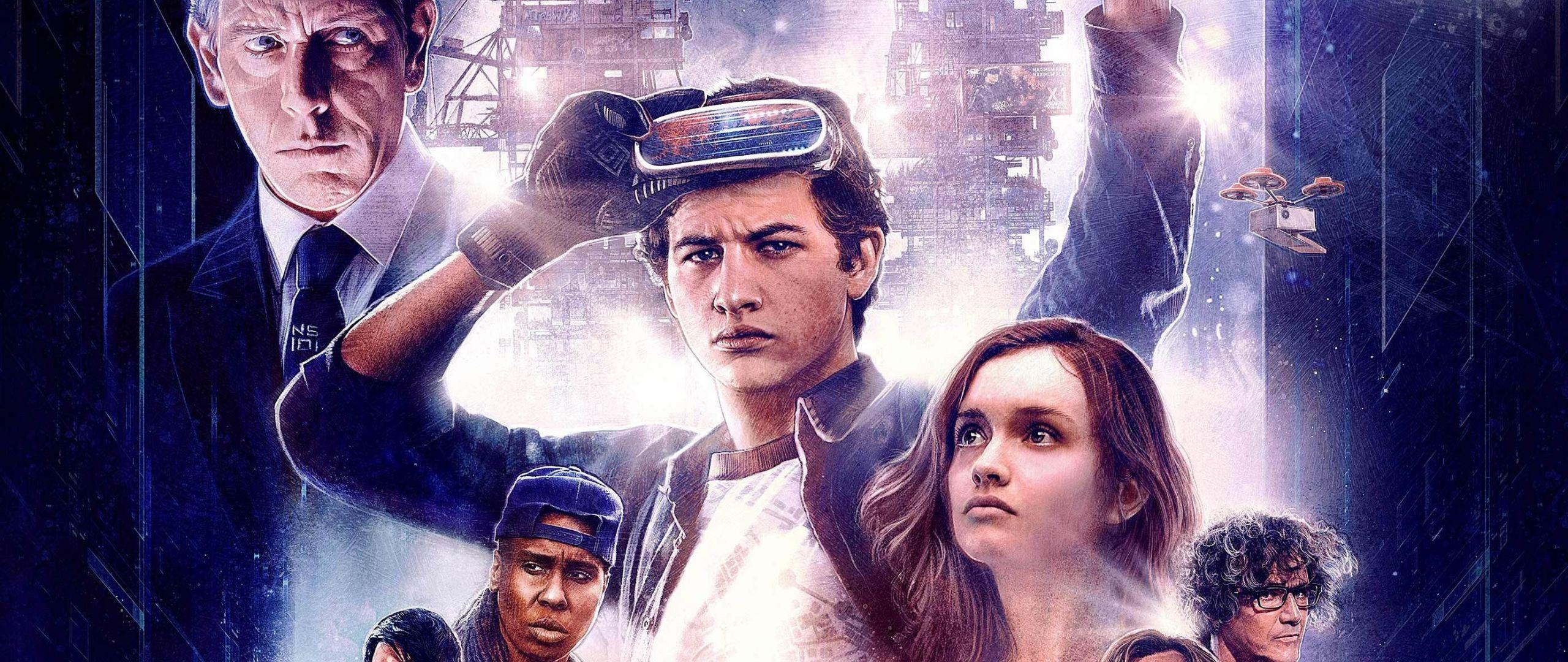 2560x1080 Download 2560x1080 wallpaper ready player one, 2018 movie, 80's style poster, art, dual wide, widescreen, 2560x1080 HD image, background, 3101