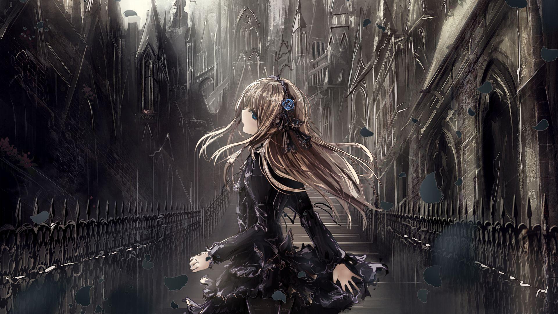 Anime Gothic Wallpapers Top Free Anime Gothic Backgrounds Wallpaperaccess 