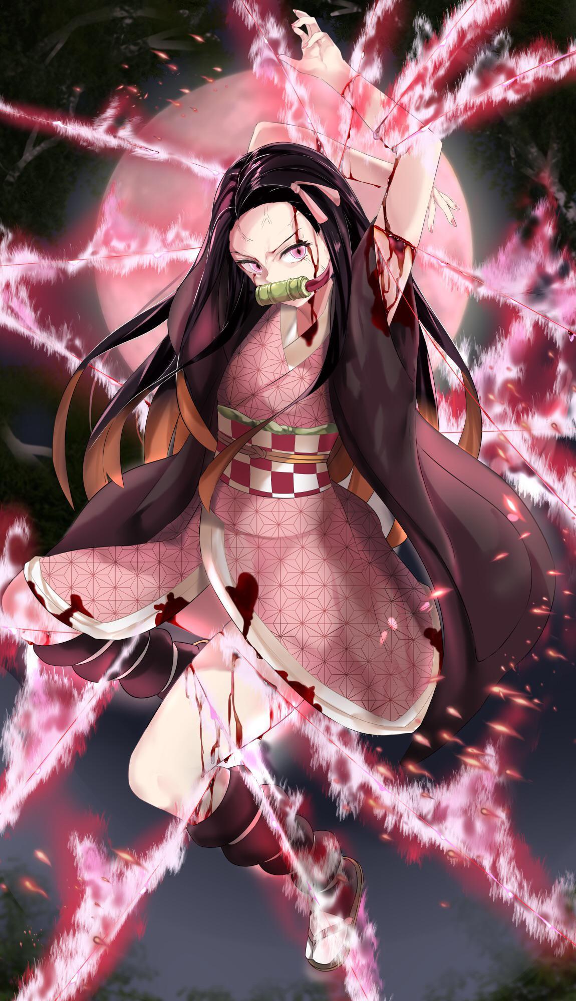 1150x2000 Pink Demon Wallpaper