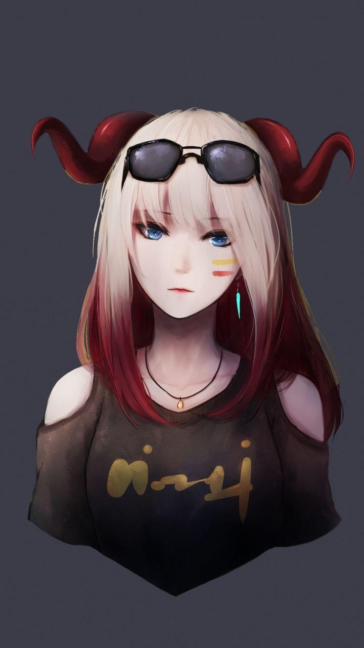 720x1280 Kawaii Devil Anime Girl .animenimania.