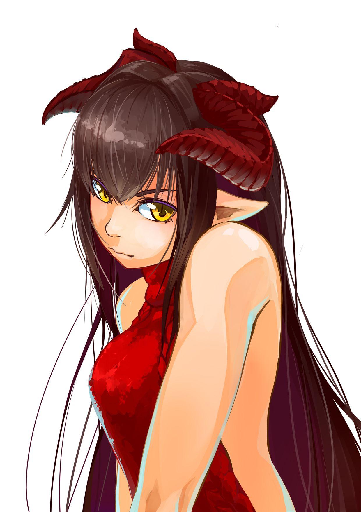 1240x1754 Beautiful Anime Demon Girl Names