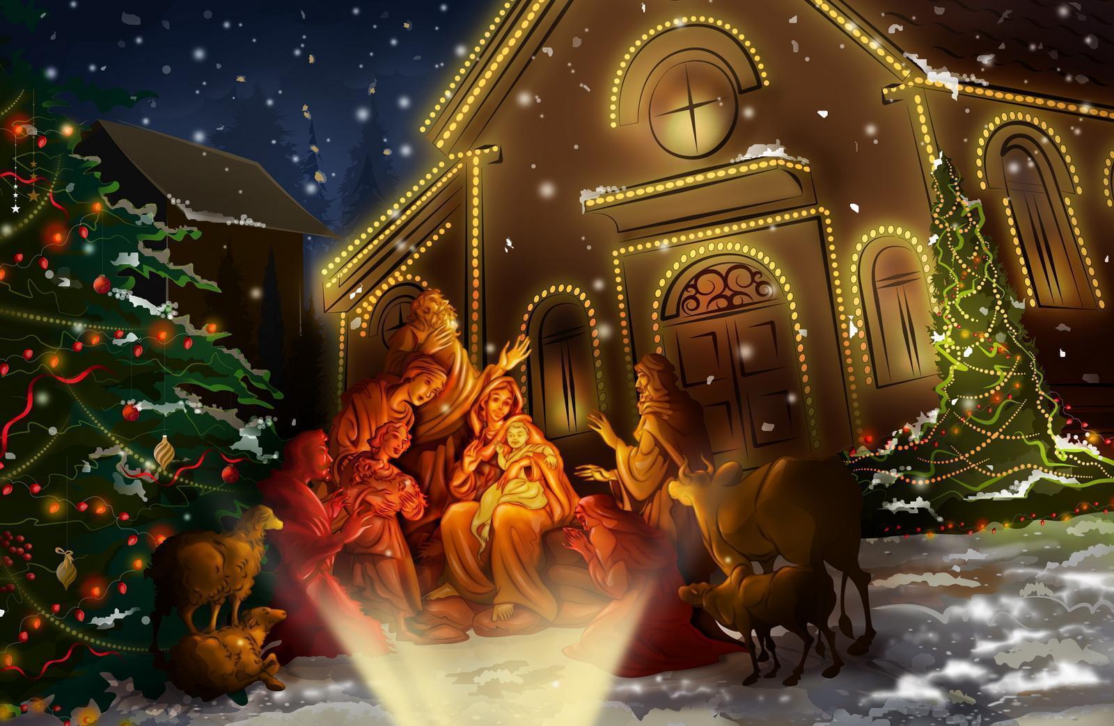 Nativity Scene Christmas Wallpapers - Top Free Nativity Scene Christmas