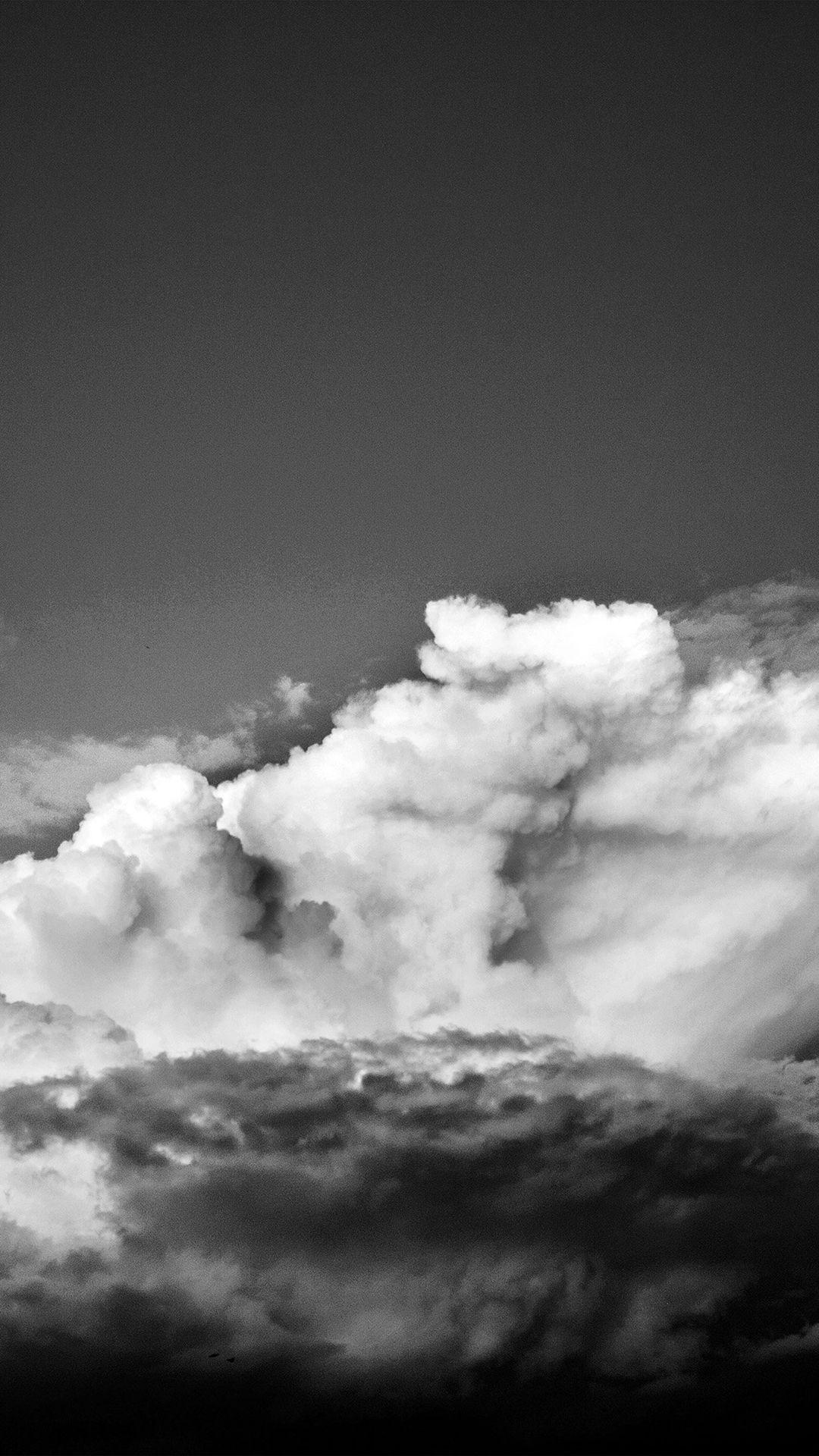 1080x1920 Sky Cloud Summer Blue Sunny Shiny Nature Bw Dark #iPhone #wallpaper. Clouds, Summer blue, Wallpaper iphone summer
