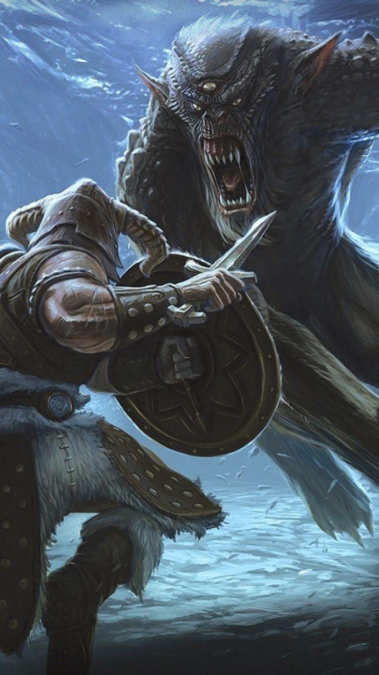 750x1334 skyrim wallpaper iphone