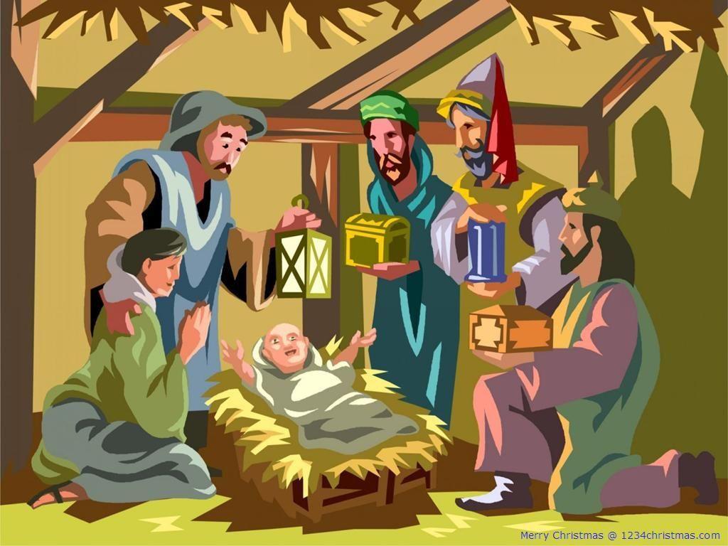 1024x768 Christmas Manager Scene Wallpaper. Christmas Nativity Scenes
