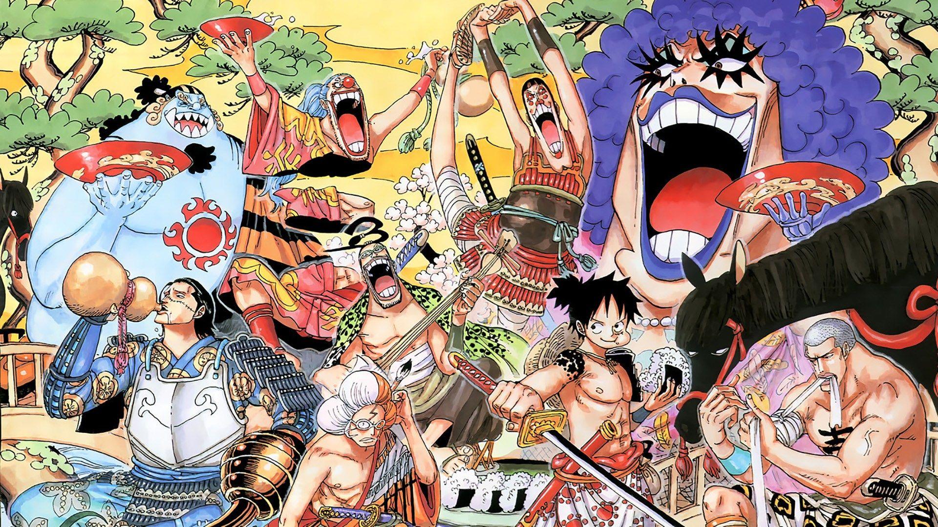 One Piece Shanks Straw Hat Collage Comics Manga Speech Bubble Wallpaper   Resolution1920x1080  ID1163307  wallhacom