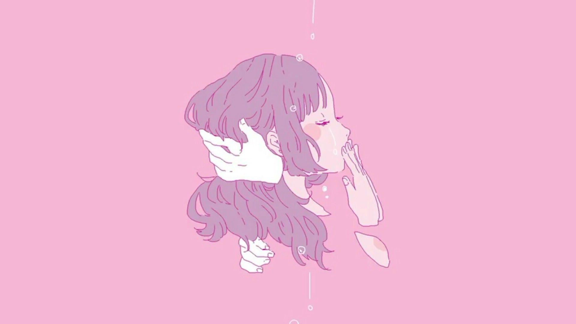 1920x1080 Pink Retro Anime Aesthetic Wallpaper Wallpaper HD