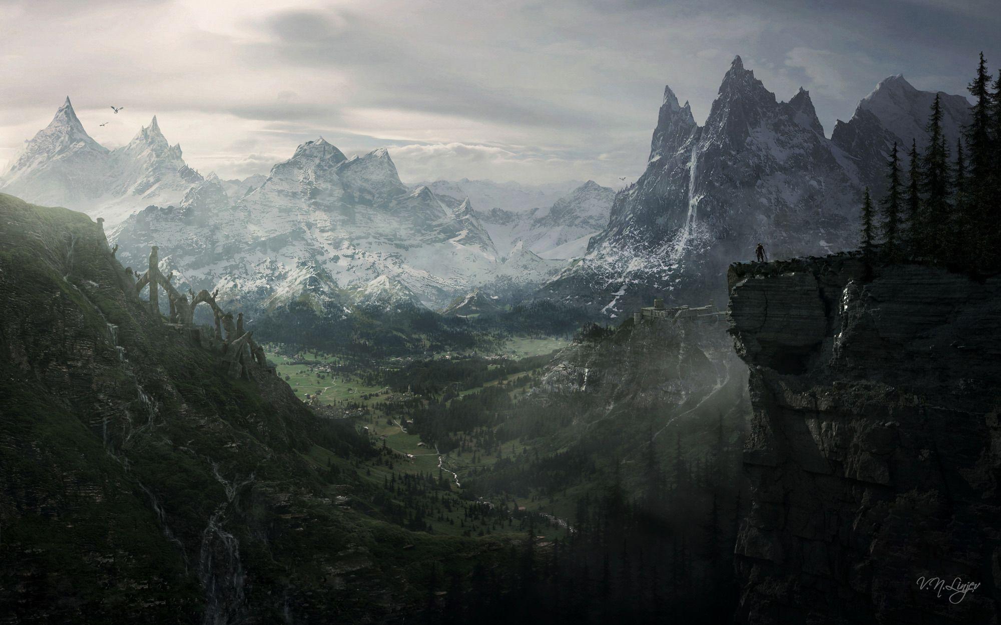 2000x1250 Skyrim Wallpaper