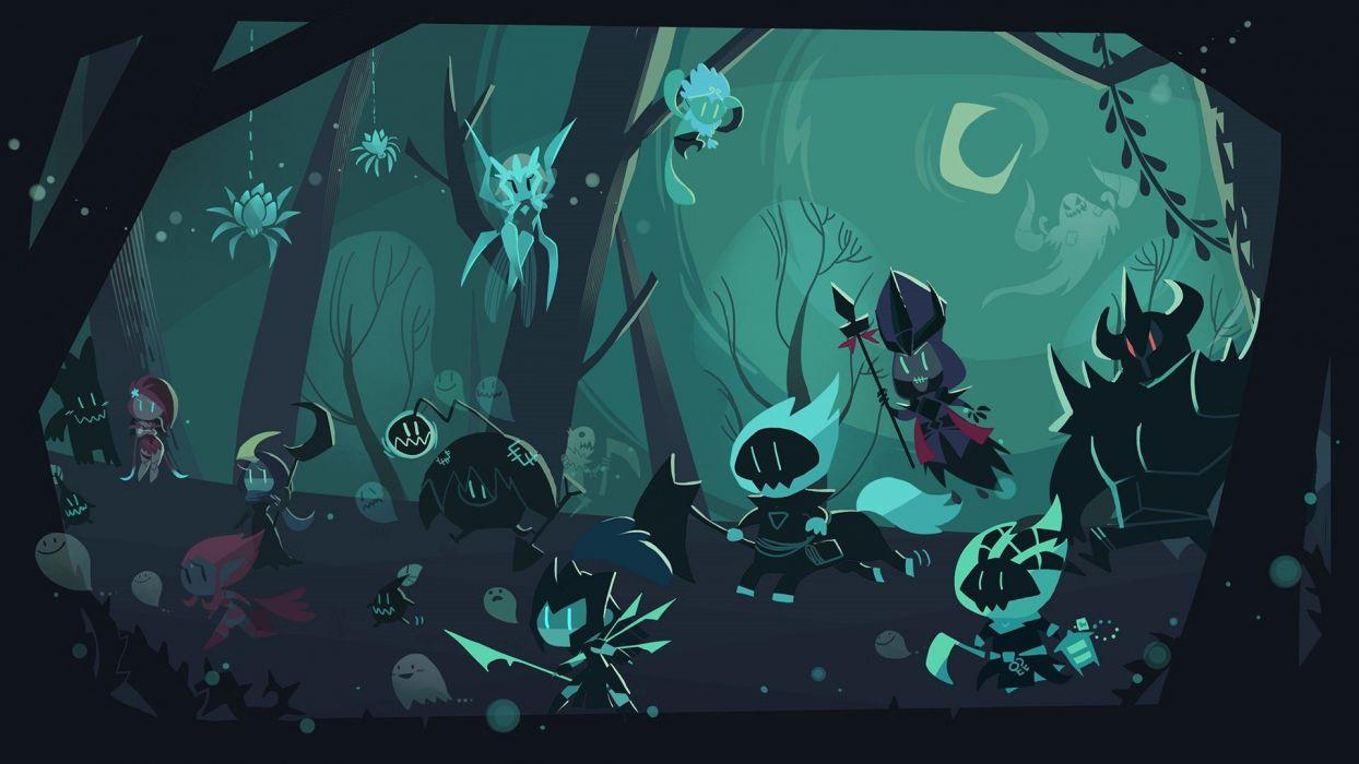 1244x700 League of Legends Fan Art Shadow Isles wallpaperx1080