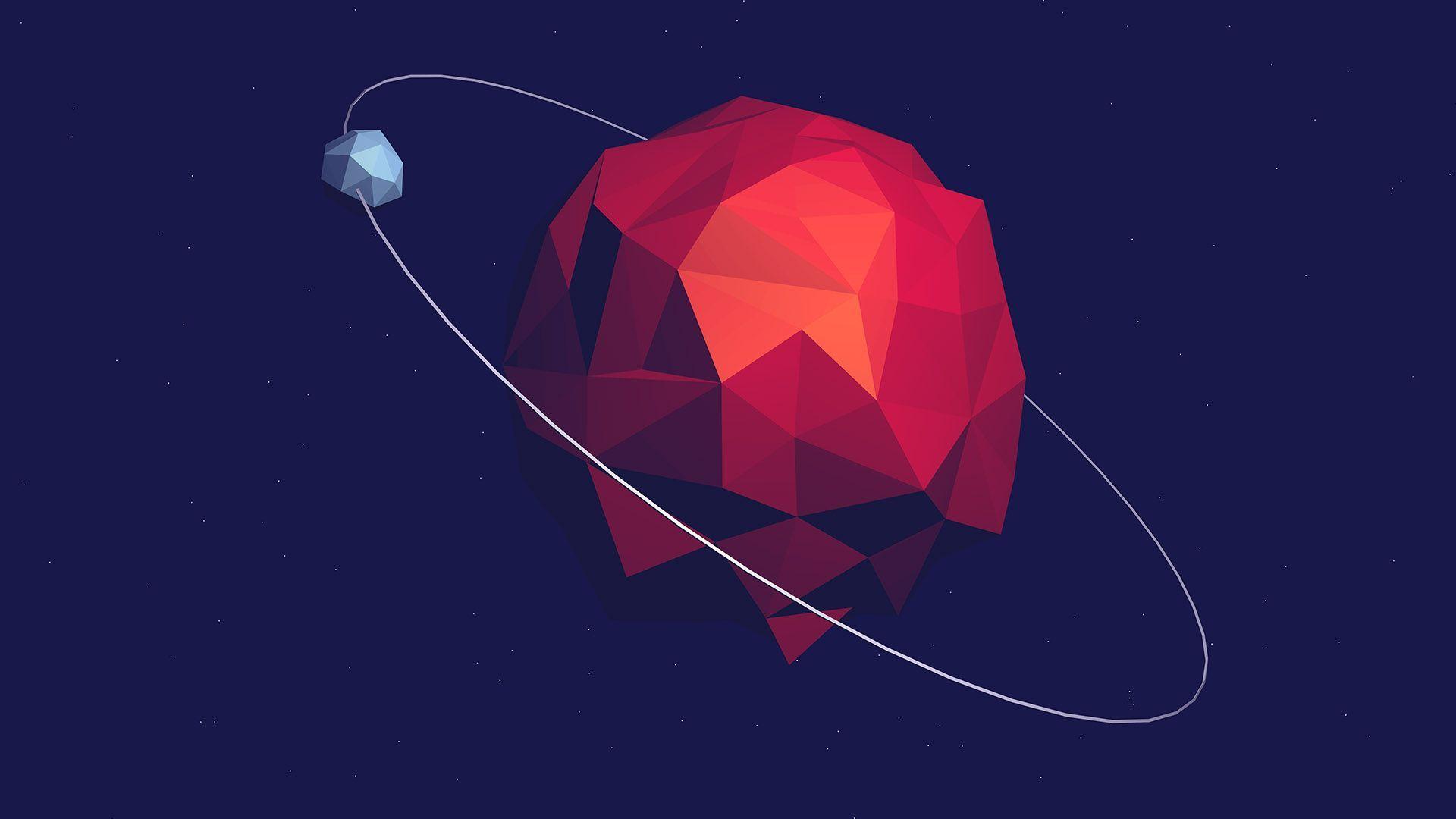 1920x1080 Polygonal Wallpaper