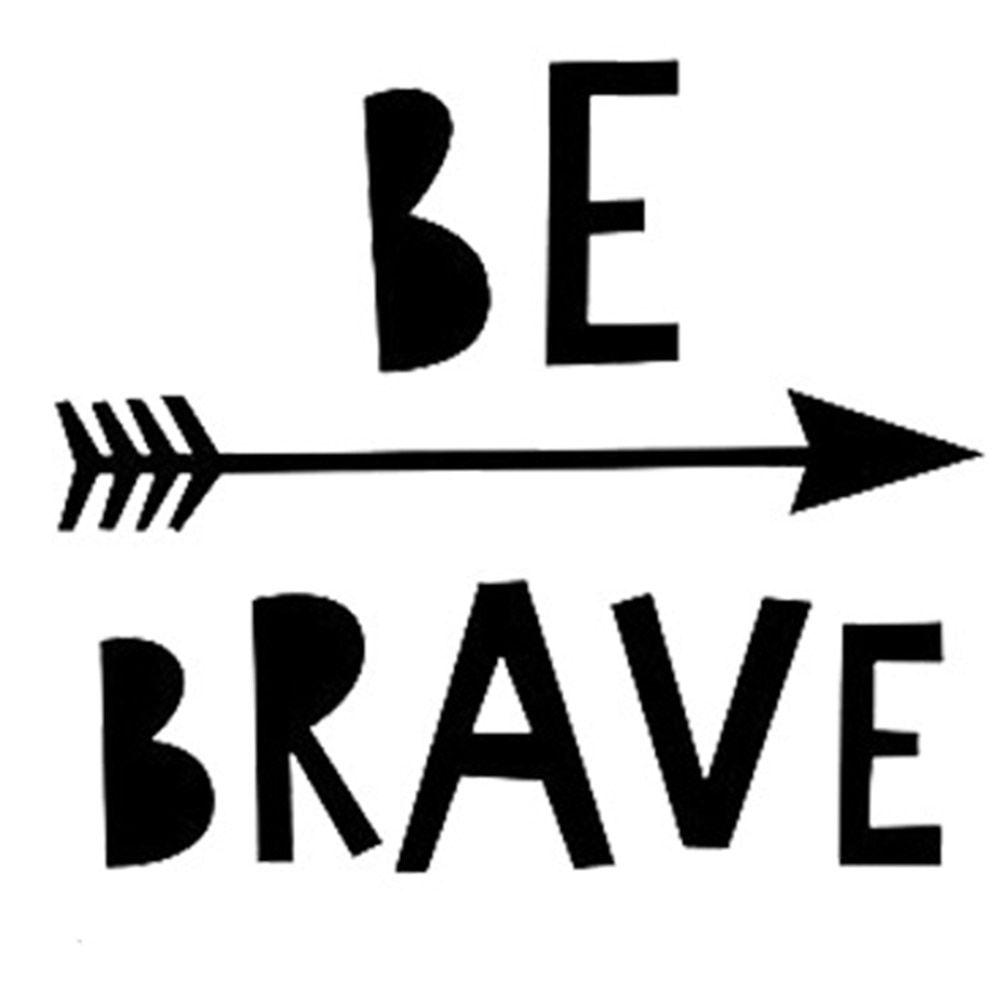 1001x1001 Pc Be Brave Quotes Wall Decals Wallpaper Wall Decal Inspired Home Decors Nordic Style Motivational Lettering Wall Stickers. quote Wall Decal. wall Stickerletter Wall Stickers