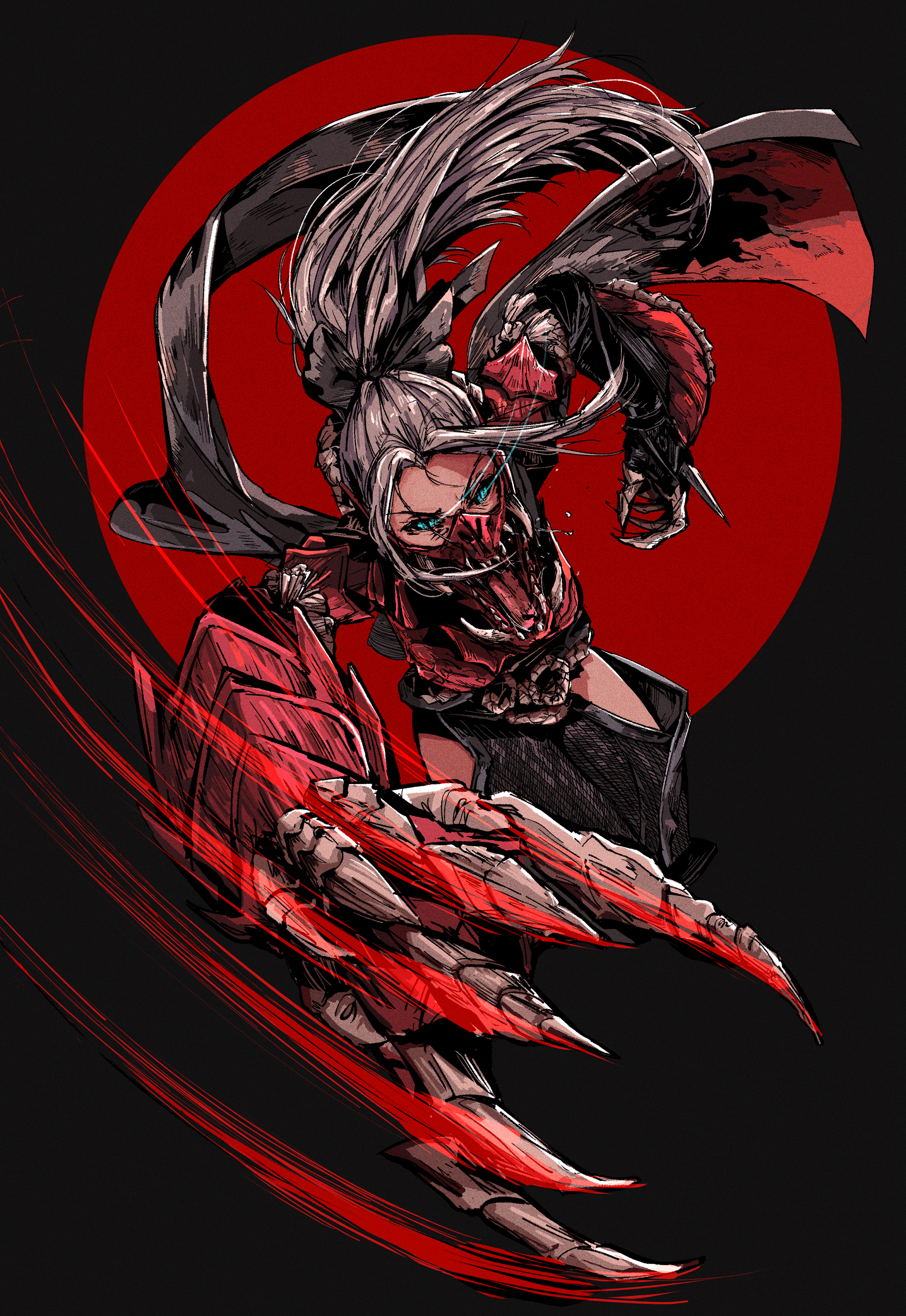 2116x3074 Odogaron Armor Fanart (made by me)