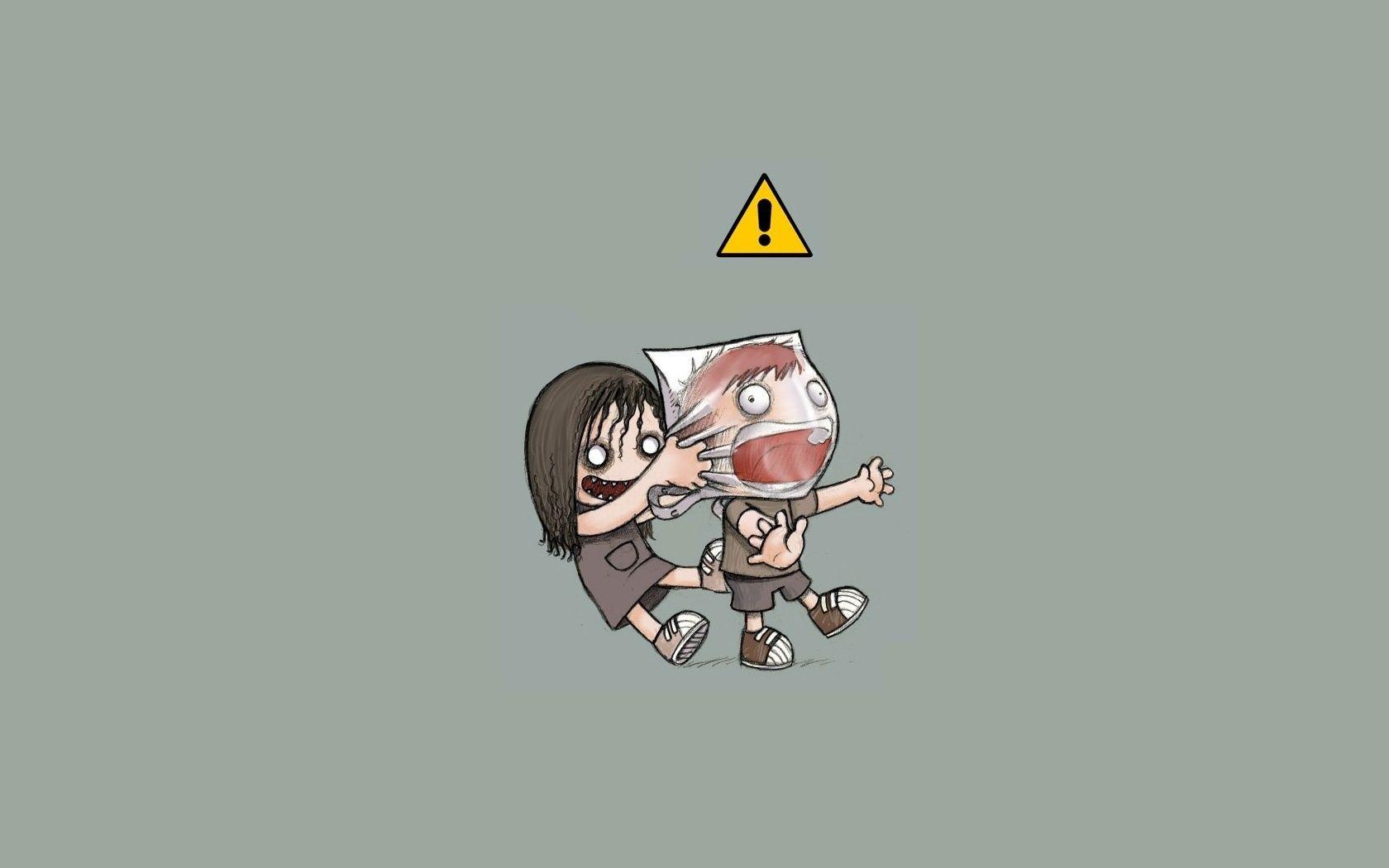 1680x1050 Funny Pure Evil Wallpaper