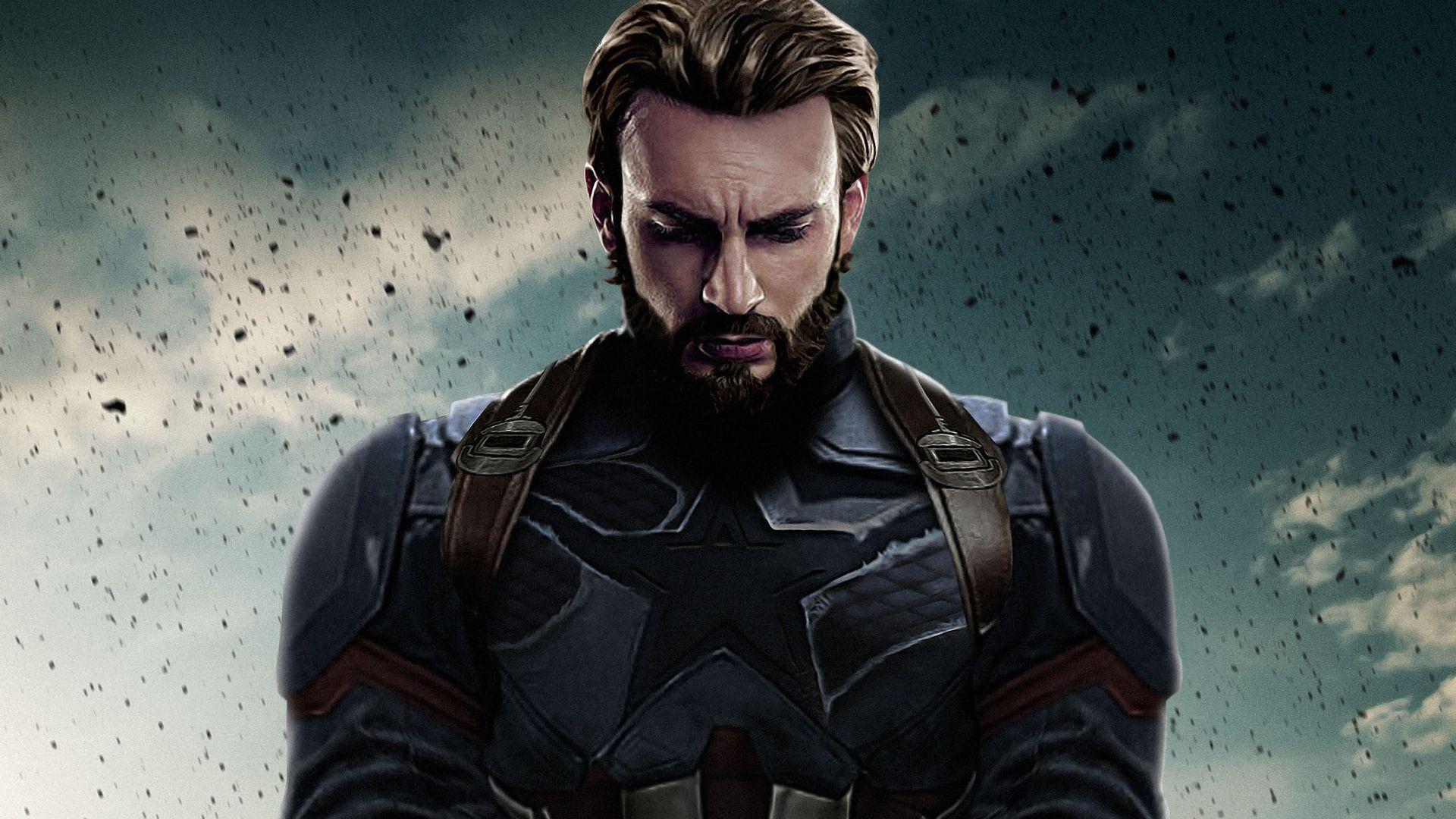 1920x1080 Máy tính xách tay Captain America Avengers Infinity War 2018 Full HD