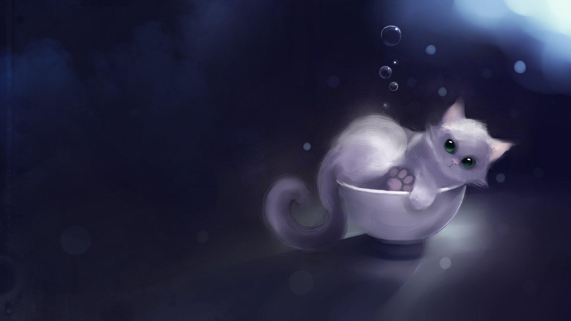 1920x1080 Anime Cats