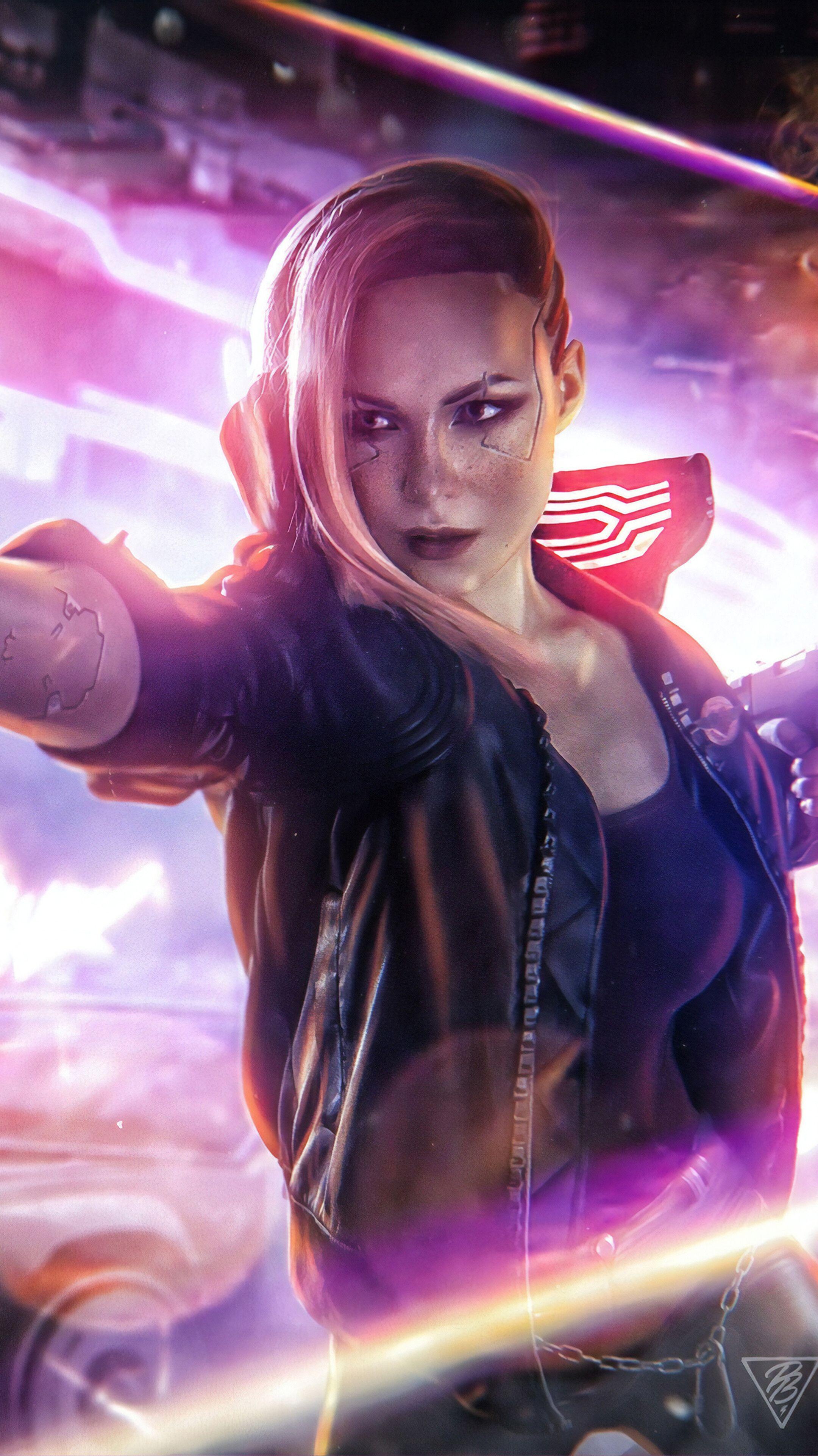2160x3840 Cyberpunk Female, V, 4K phone HD Wallpaper, Image, Background, Photo and Picture