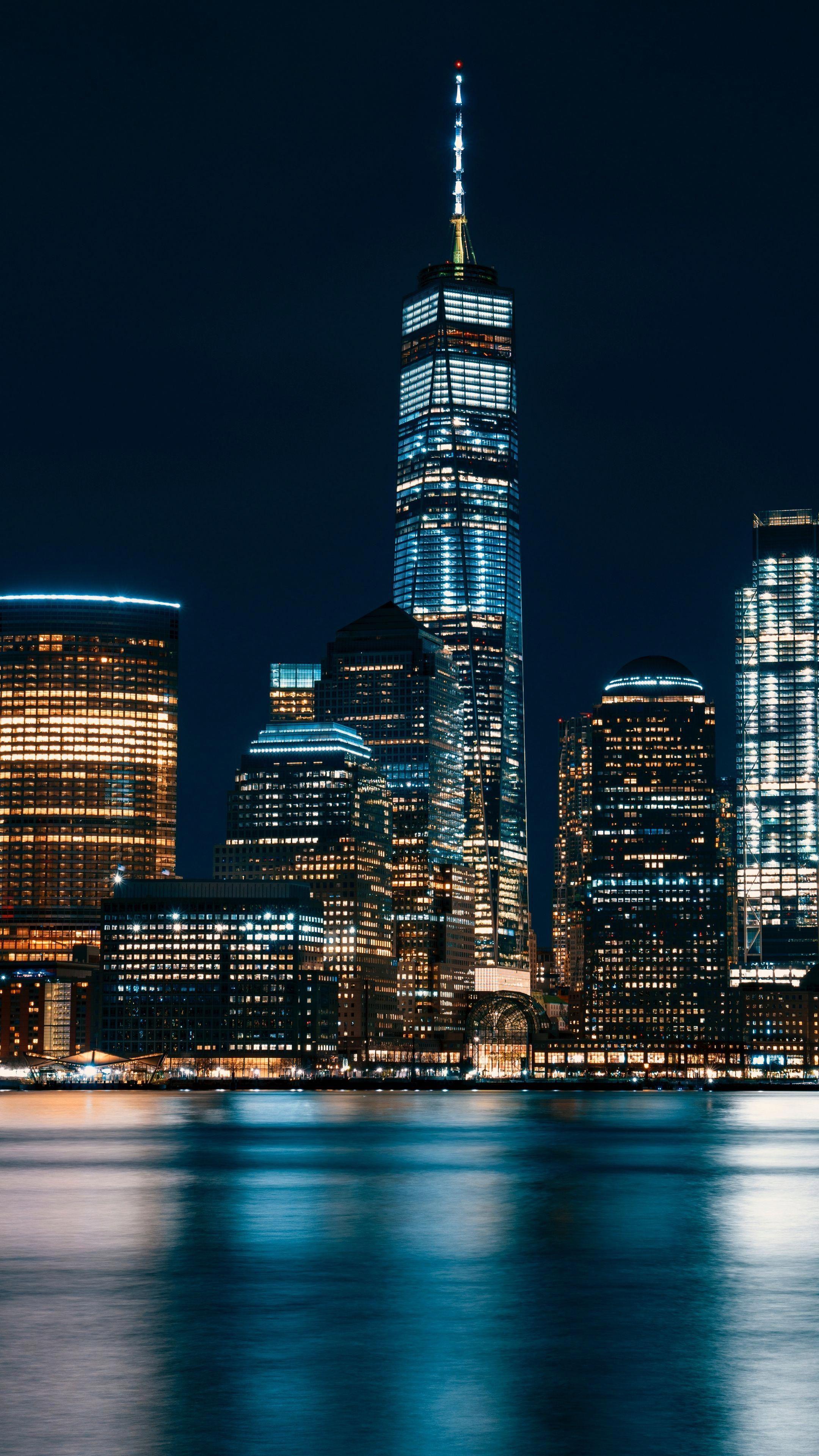 2160x3840 Places jersey city, usa, panorama #android #wallpaper k #hd #PhotoshopWallpaper