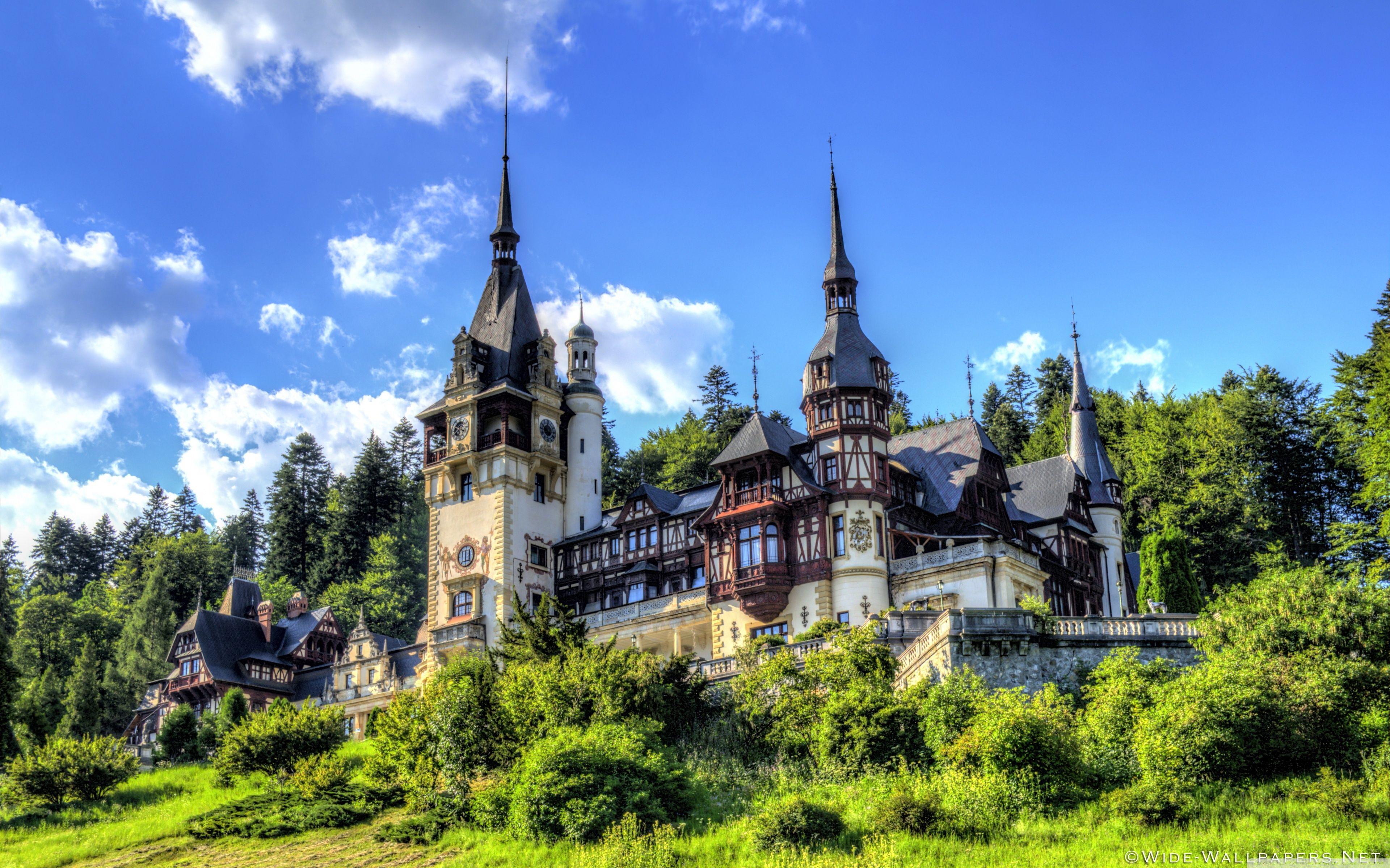 3840x2400 Beautiful Peles Castle Ultra HD Desktop Background Wallpaper for 4K UHD TV : Tablet