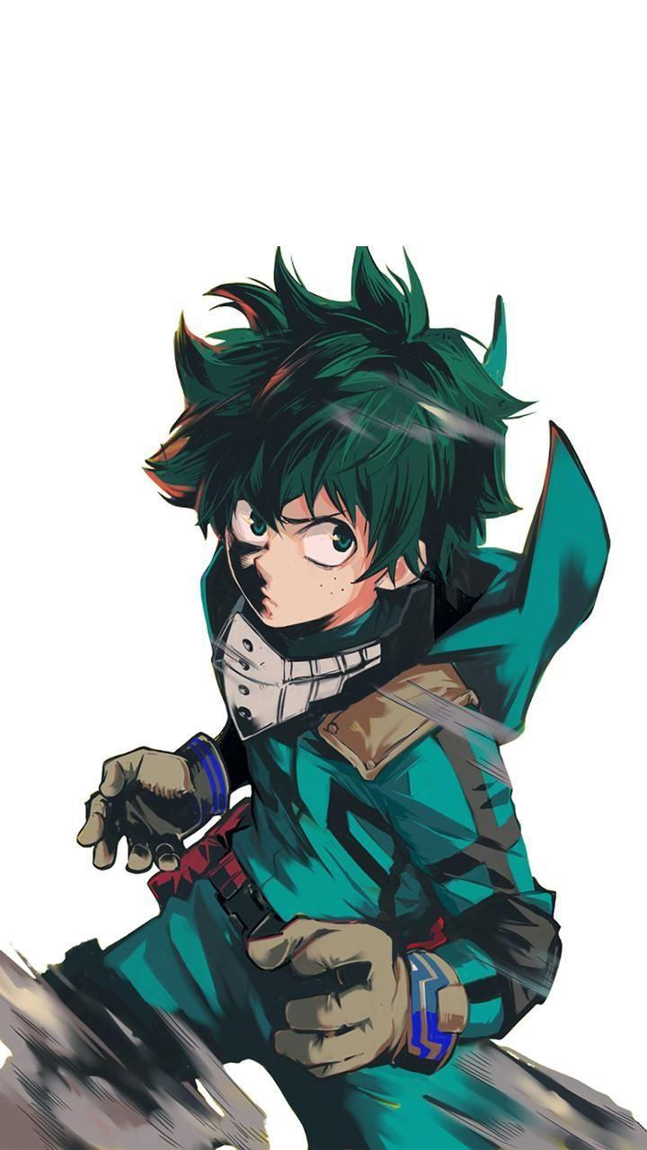 720x1280 Deku in Suit Wallpaper