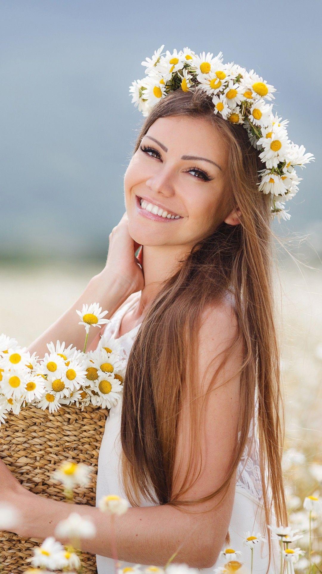 1080x1920 Sunflower Girl Wallpaper Free iPhone Wallpaper. Girl Wallpaper USA