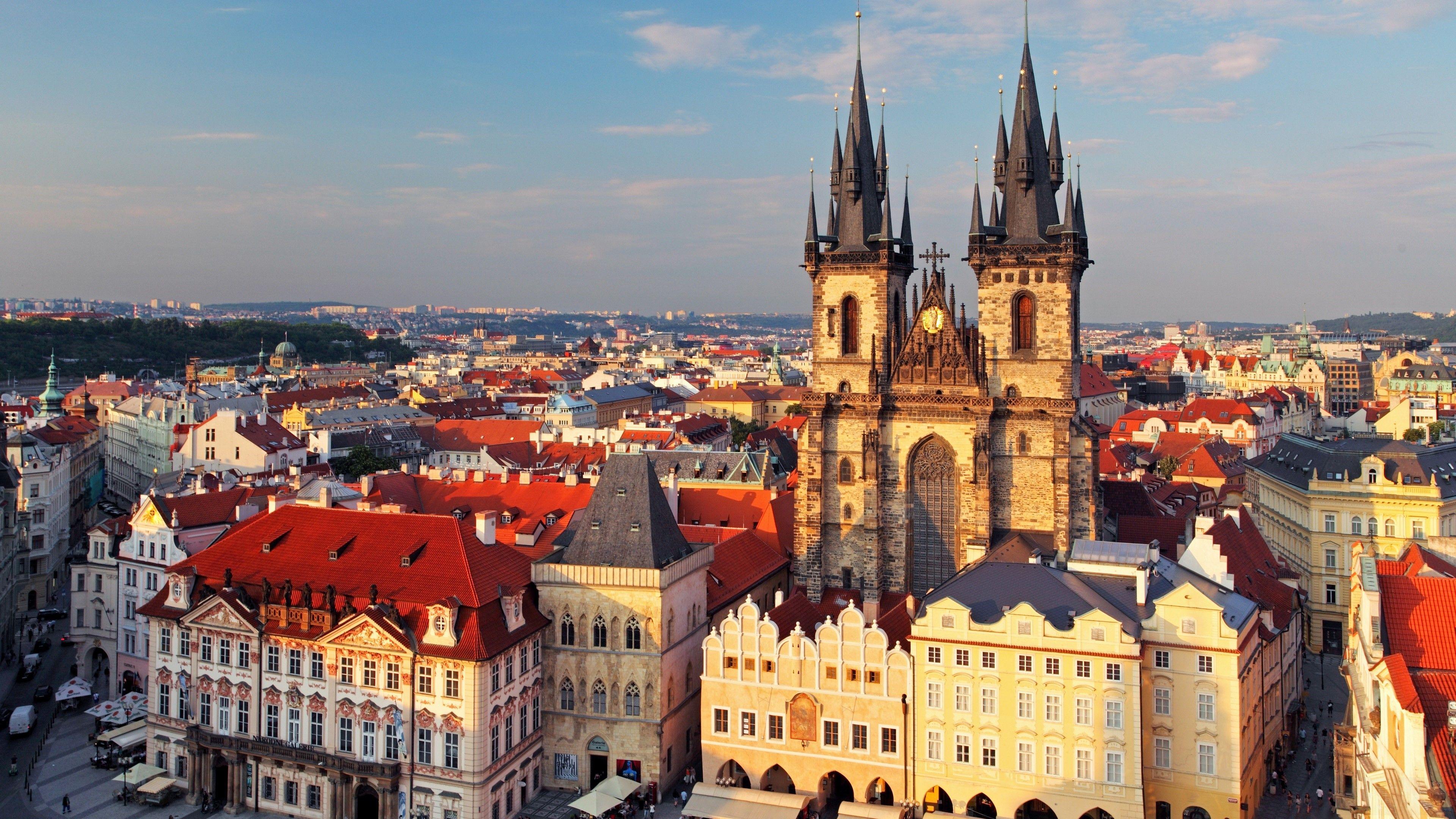 3840x2160 Prague HD wallpaper, Background
