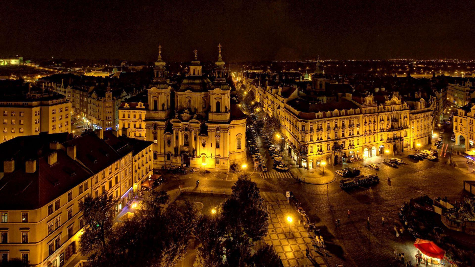 1920x1080 Download wallpaper 1920x1080 prague, czech republic, city, night full hd, hdtv, fhd, 1080p HD background