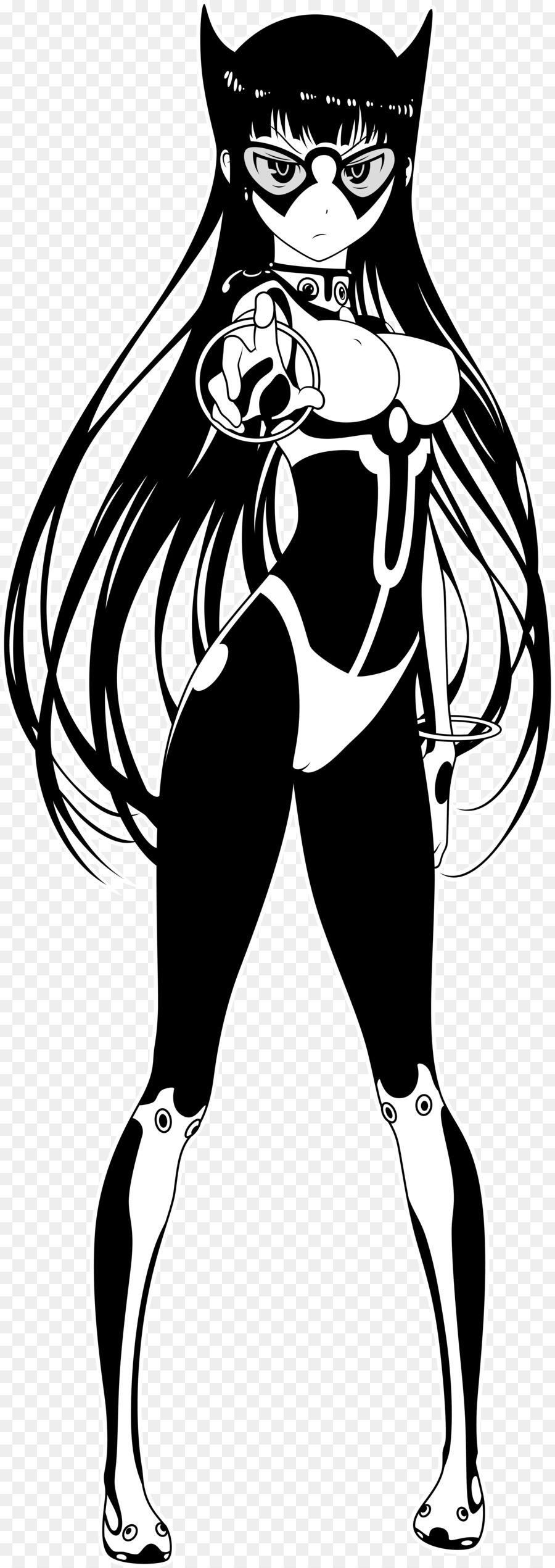 900x2540 Free Black And White Anime Transparent, Download Free Clip Art, Free Clip Art on Clipart Library