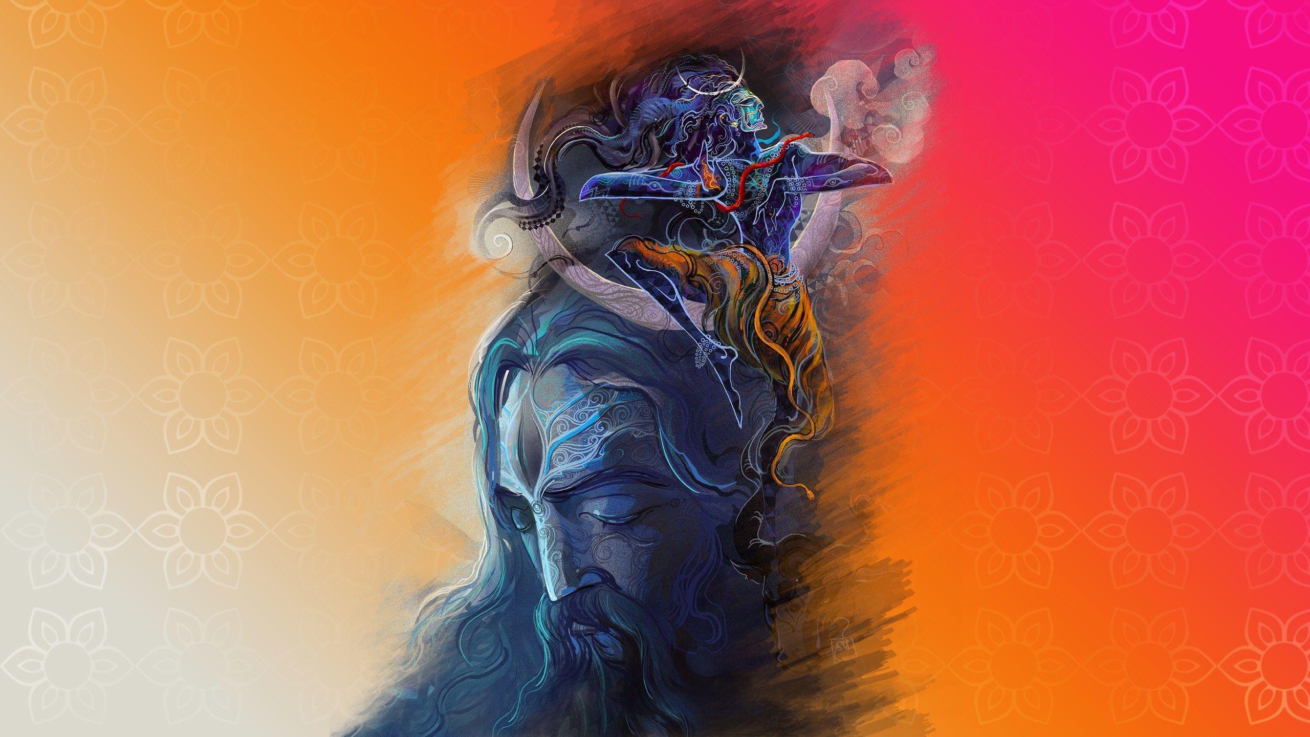 2560x1440 Lord Shiva Wallpaper