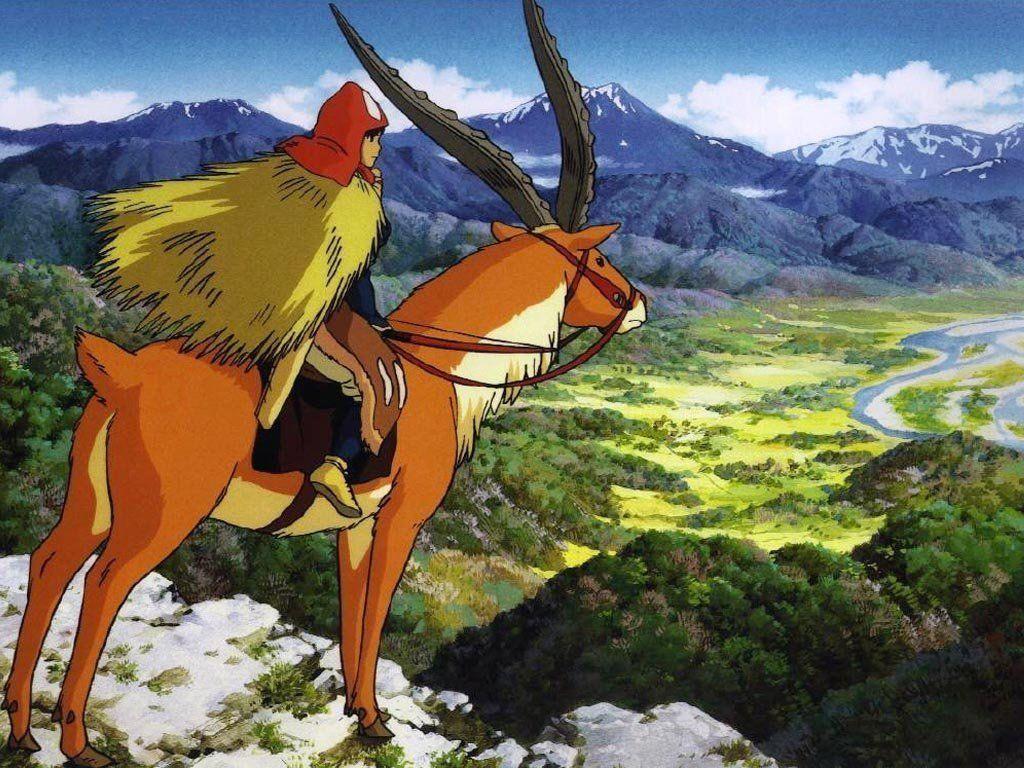 1024x768 princesse Mononoké. g.Studio Ghibli. Studio ghibli