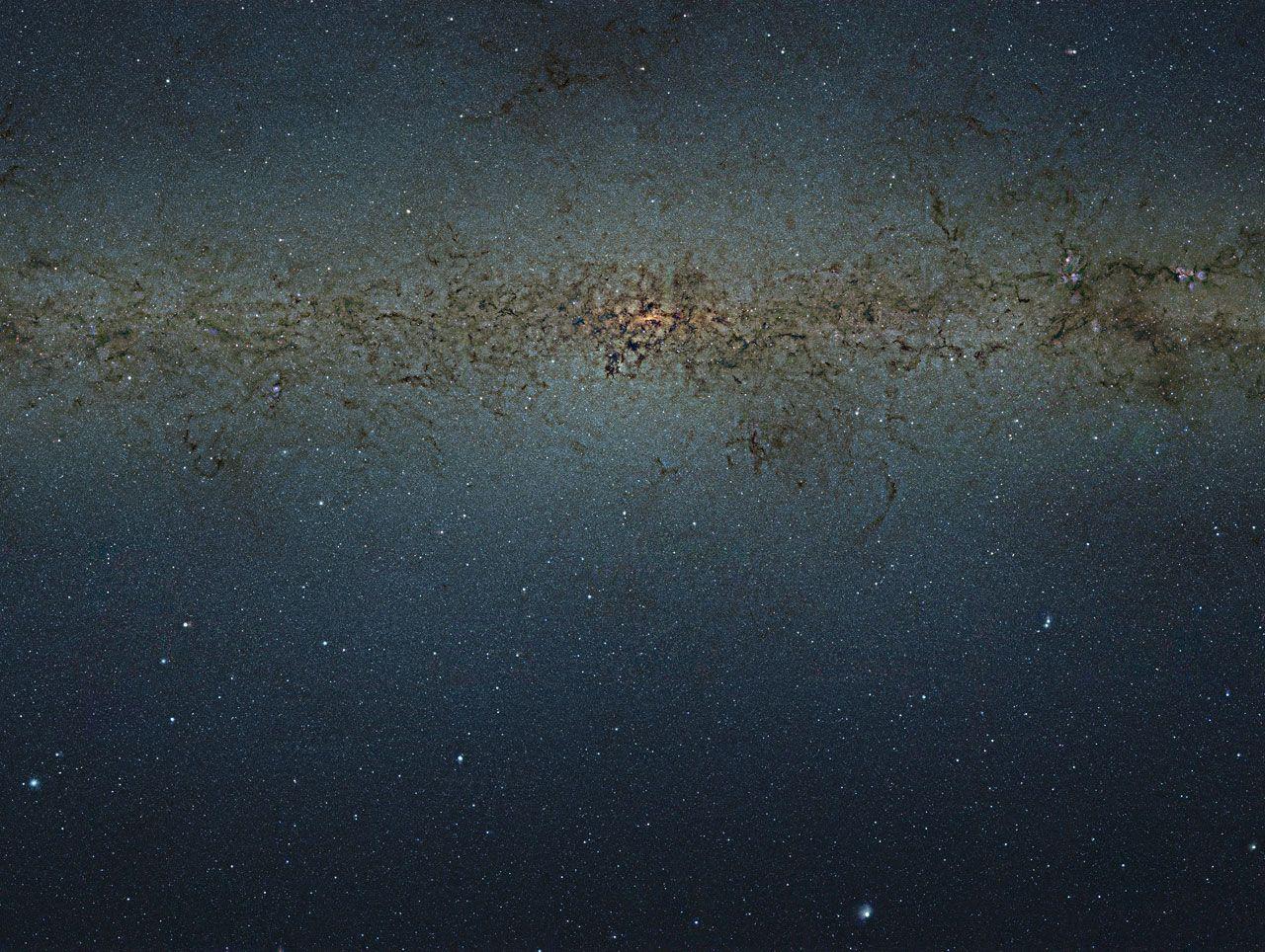 1280x964 VISTA gigapixel mosaic of the central parts of the Milky Way