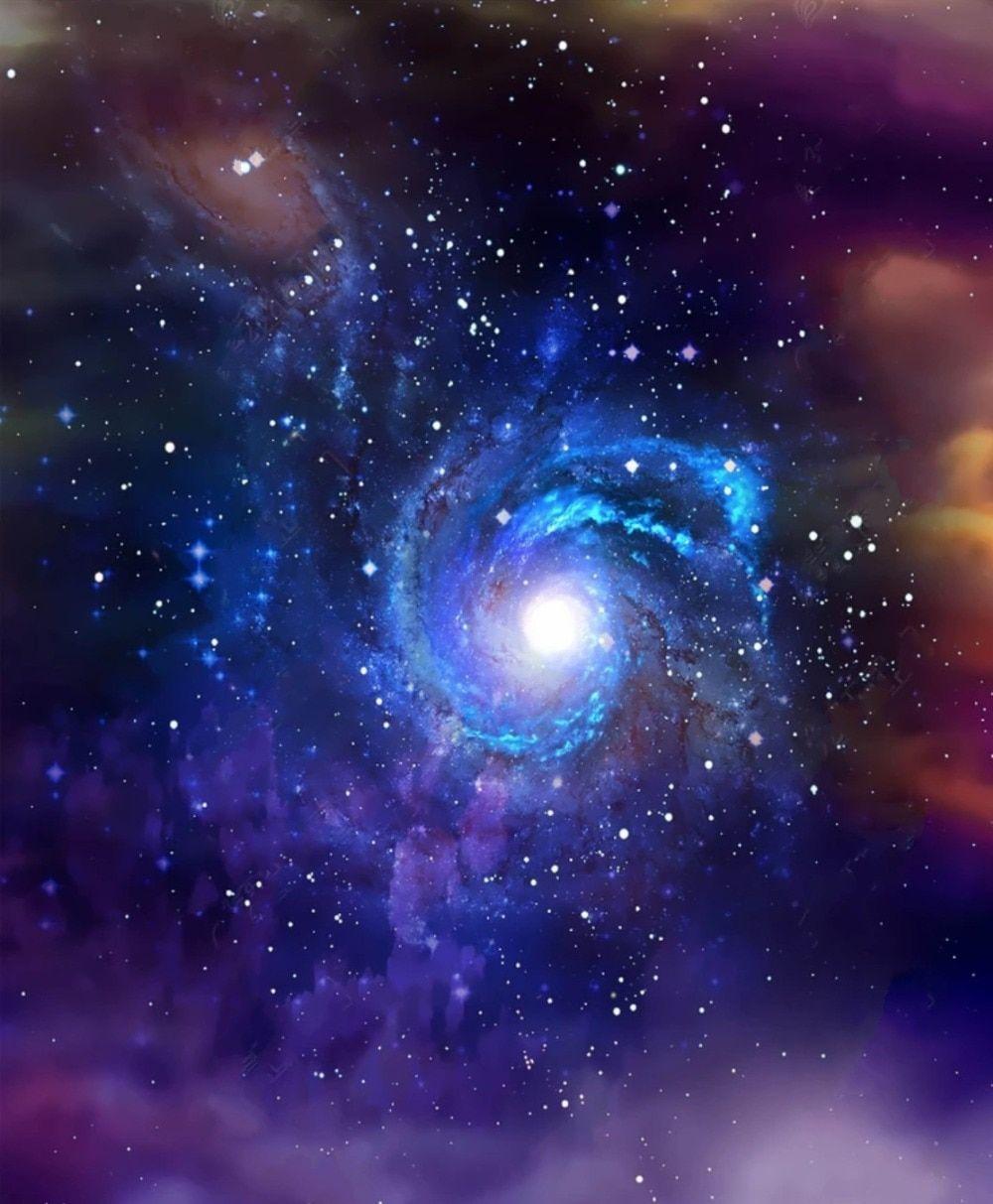 1000x1213 Building & Hardware Night Sky Ceiling Wallpaper 3D Star Nebula Galaxy Theme Space For Wall Covering Home & Garden gefradis.fr