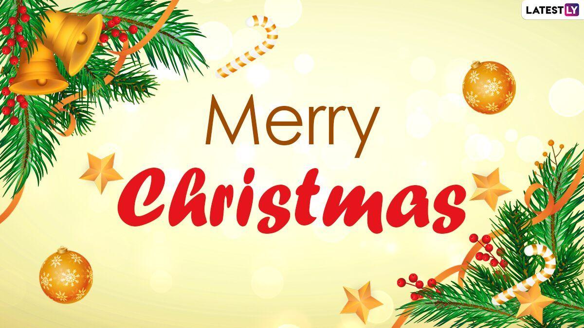 1200x675 Christmas 2020 & Happy Holidays Wishes: Xmas WhatsApp Stickers, Photo Messages, Quotes, HD Image & GIFs to Send Merry Christmas Greetings Online