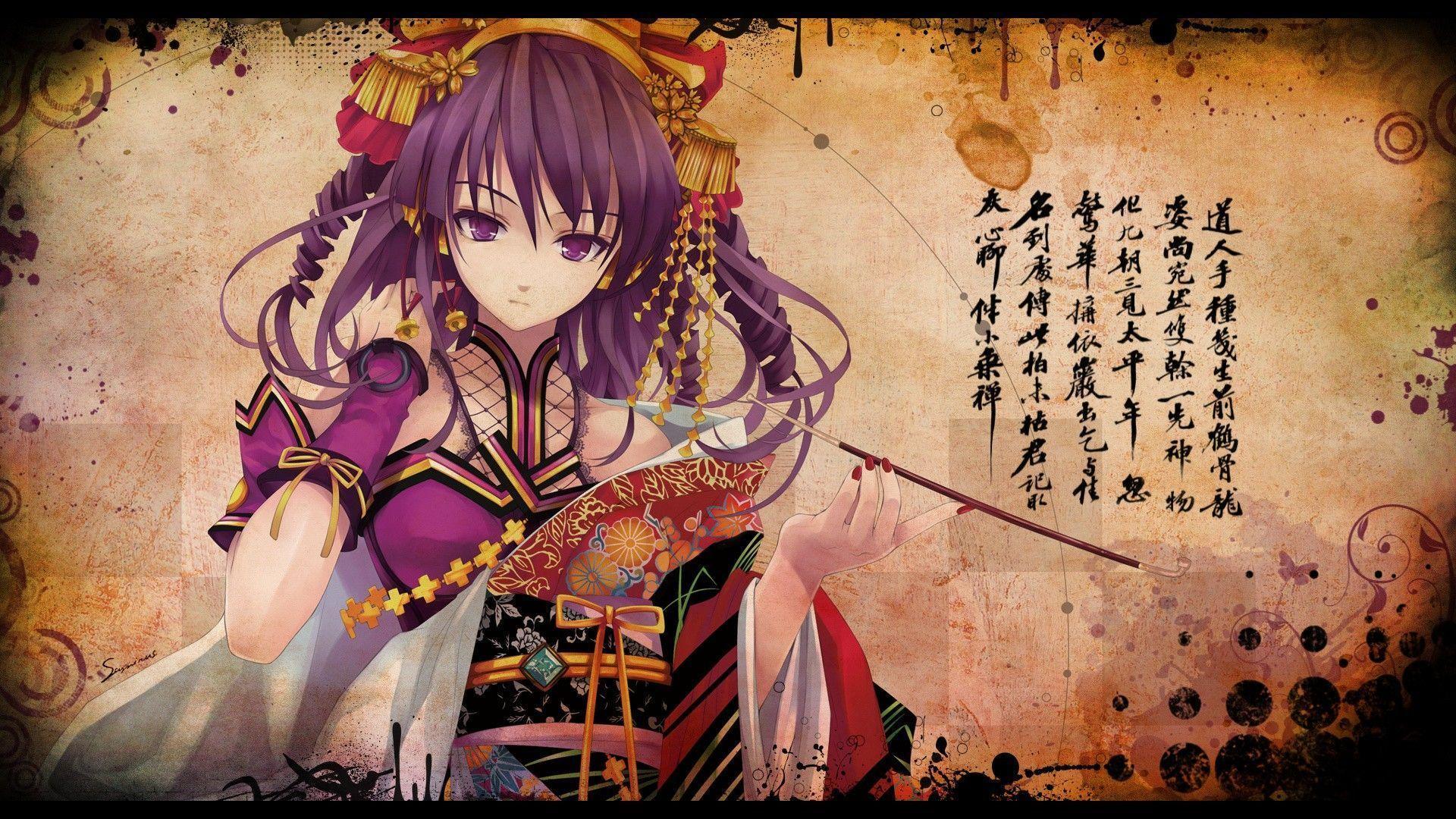 1920x1080 Japanese Geisha Wallpaper
