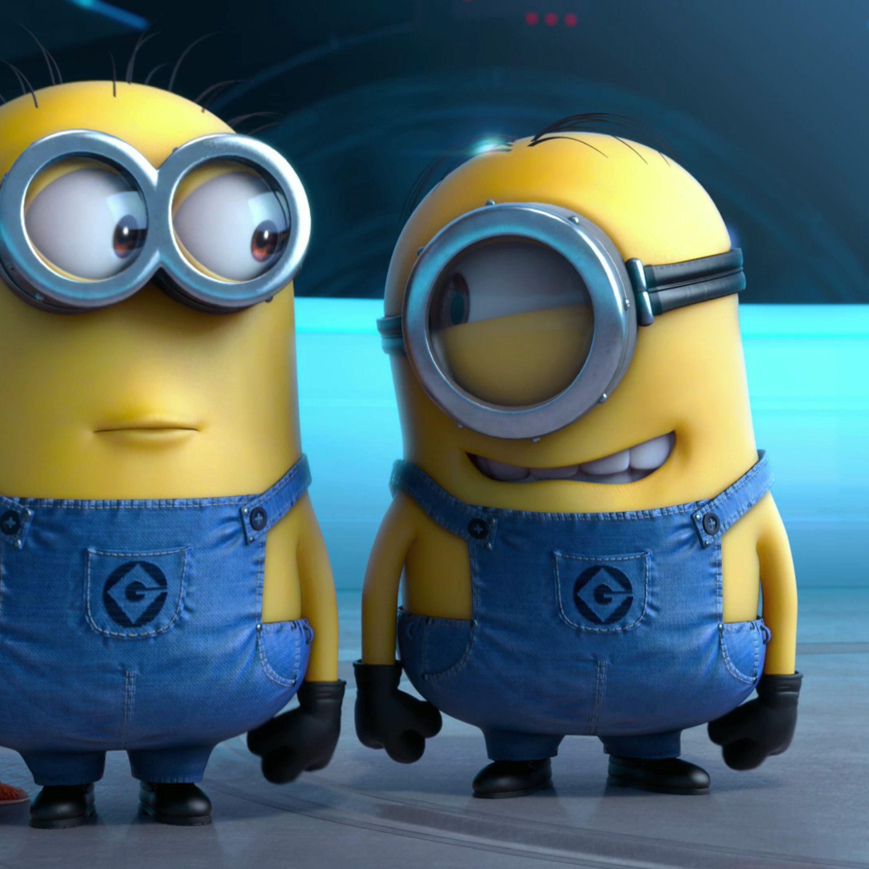2932x2932 Minions Cute iPad Pro Retina .