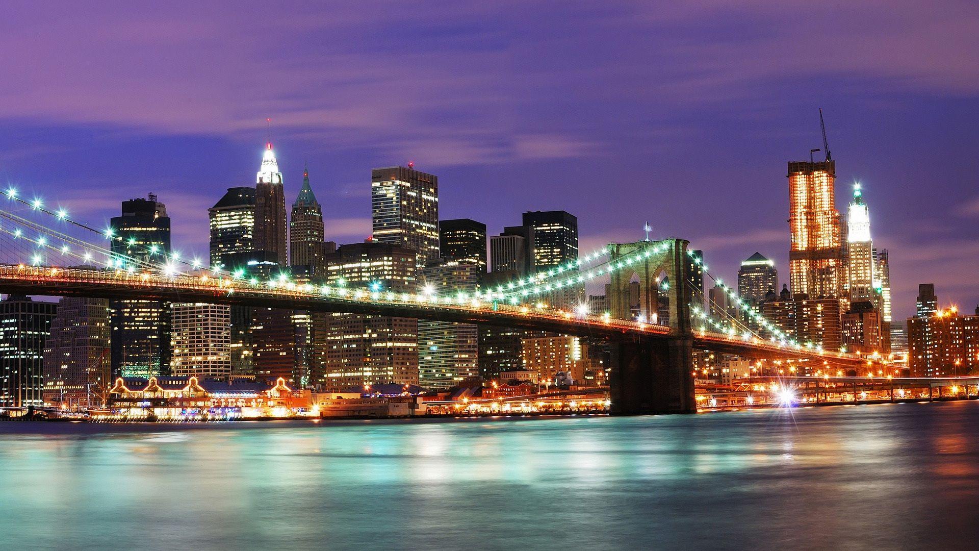 1920x1080 Free download United States New York City Night Wallpaper HD Wallpaper [1920x1080] for your Desktop, Mobile & Tablet. Explore United States Wallpaper. United States Desktop Wallpaper, United States Map