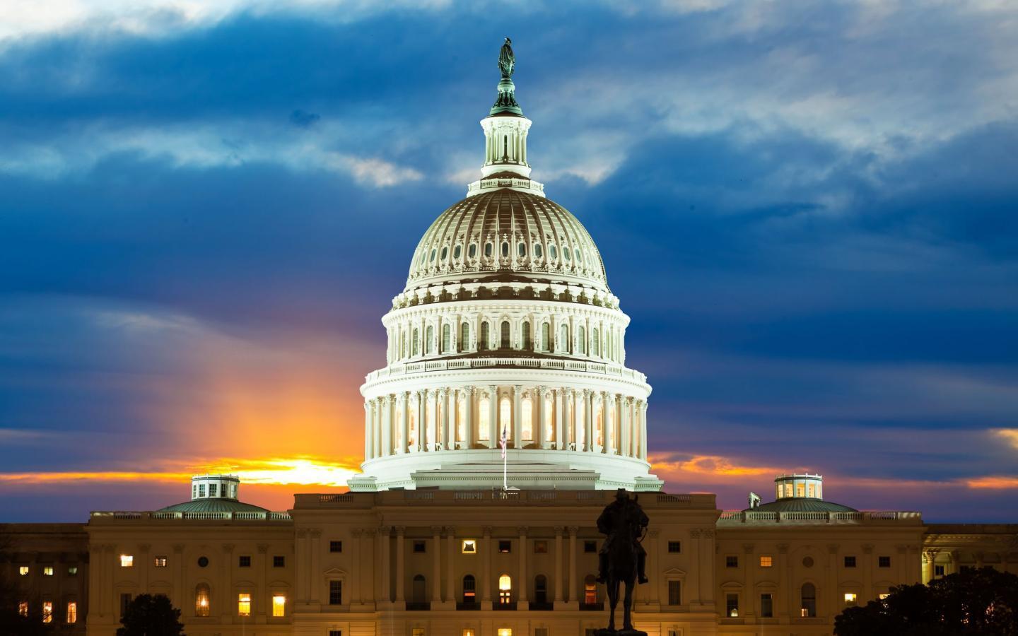 1440x900 United States Capitol Wallpaper