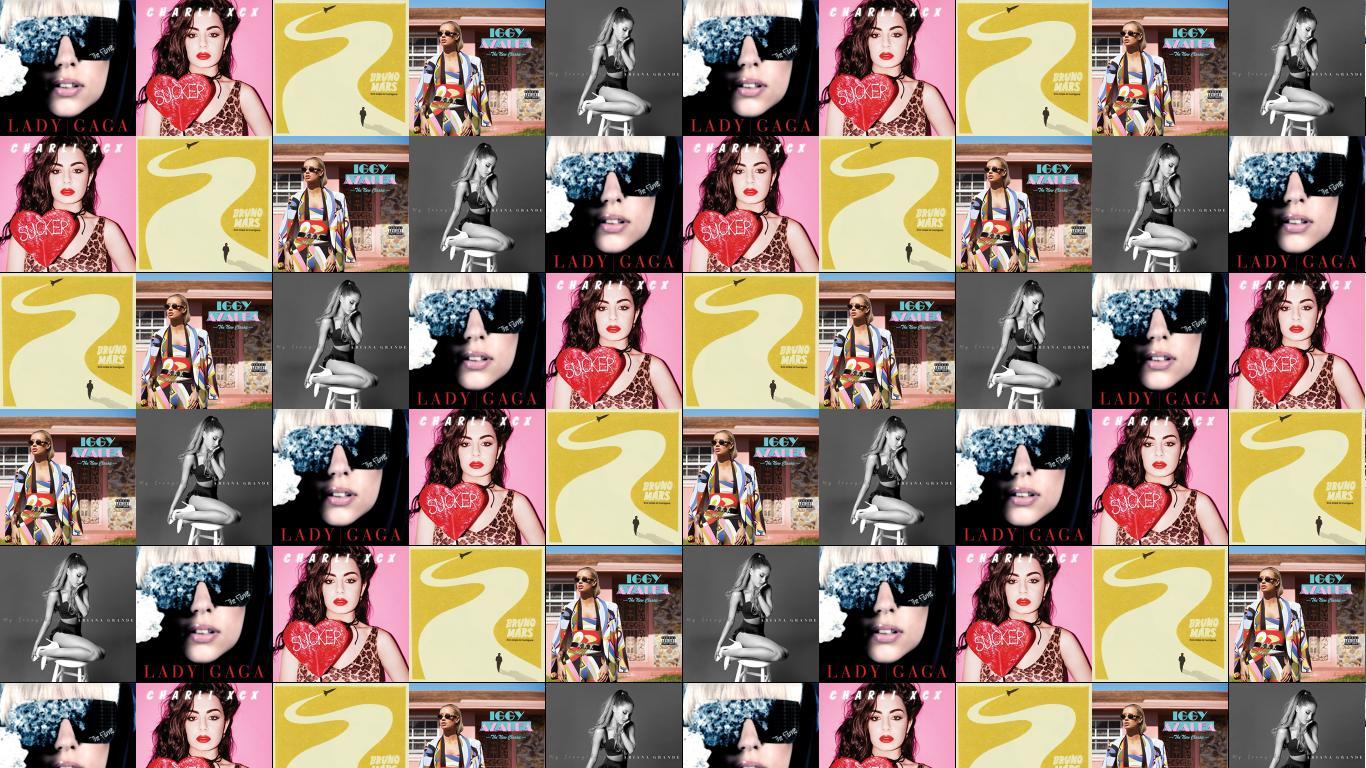 1366x768 Lady Gaga The Fame Charli XCX Sucker Bruno Wallpaper « Tiled Desktop