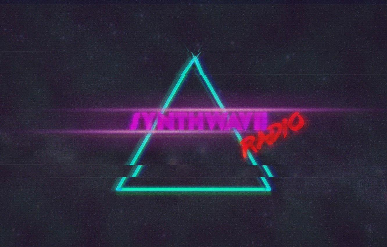 1332x850 Wallpaper Music, Neon, Background, Triangle, Radio, Synthpop, VHS, Darkwave, Synth, Retrowave, Synth Pop, Sinti, Synthwave, Synth Pop, Synthwave Radio Image For Desktop, Section музыка