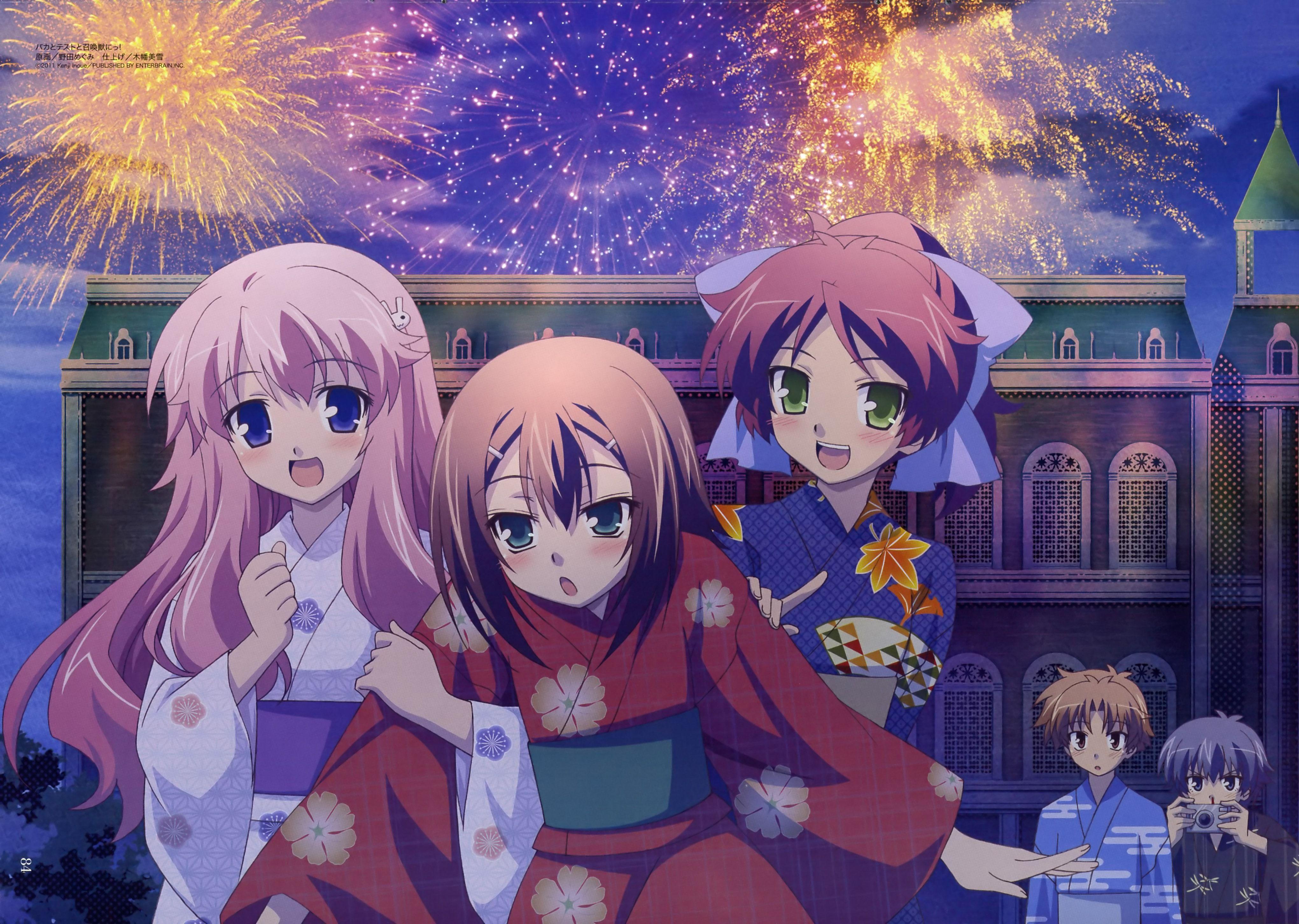 4082x2903 Anime Baka And Test Wallpaper:4082x2903