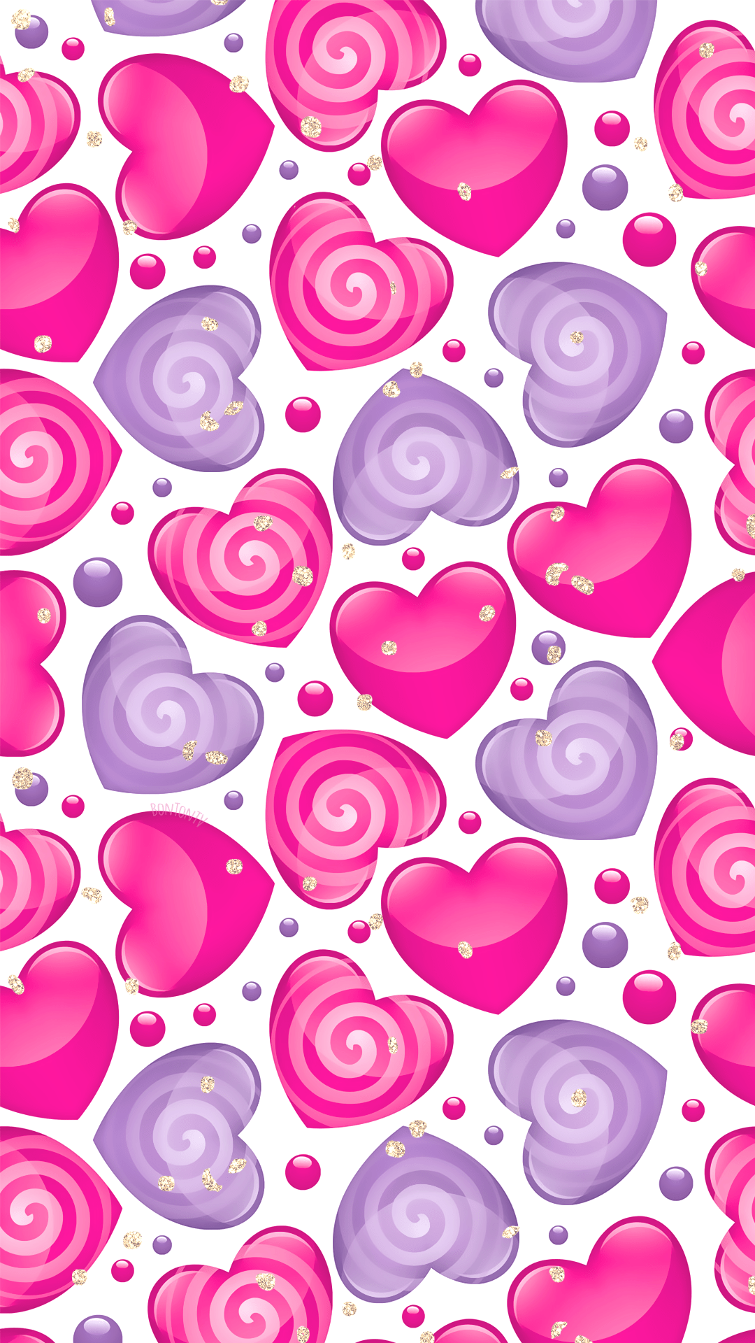 1080x1920 Hearts. Valentines wallpaper, New wallpaper iphone, Heart wallpaper