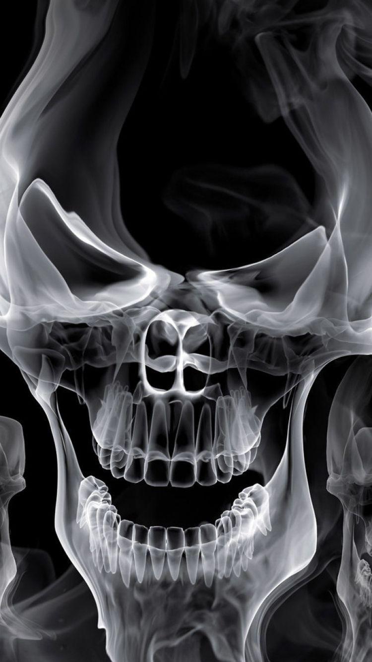 750x1334 Skull wallpaper for iphone