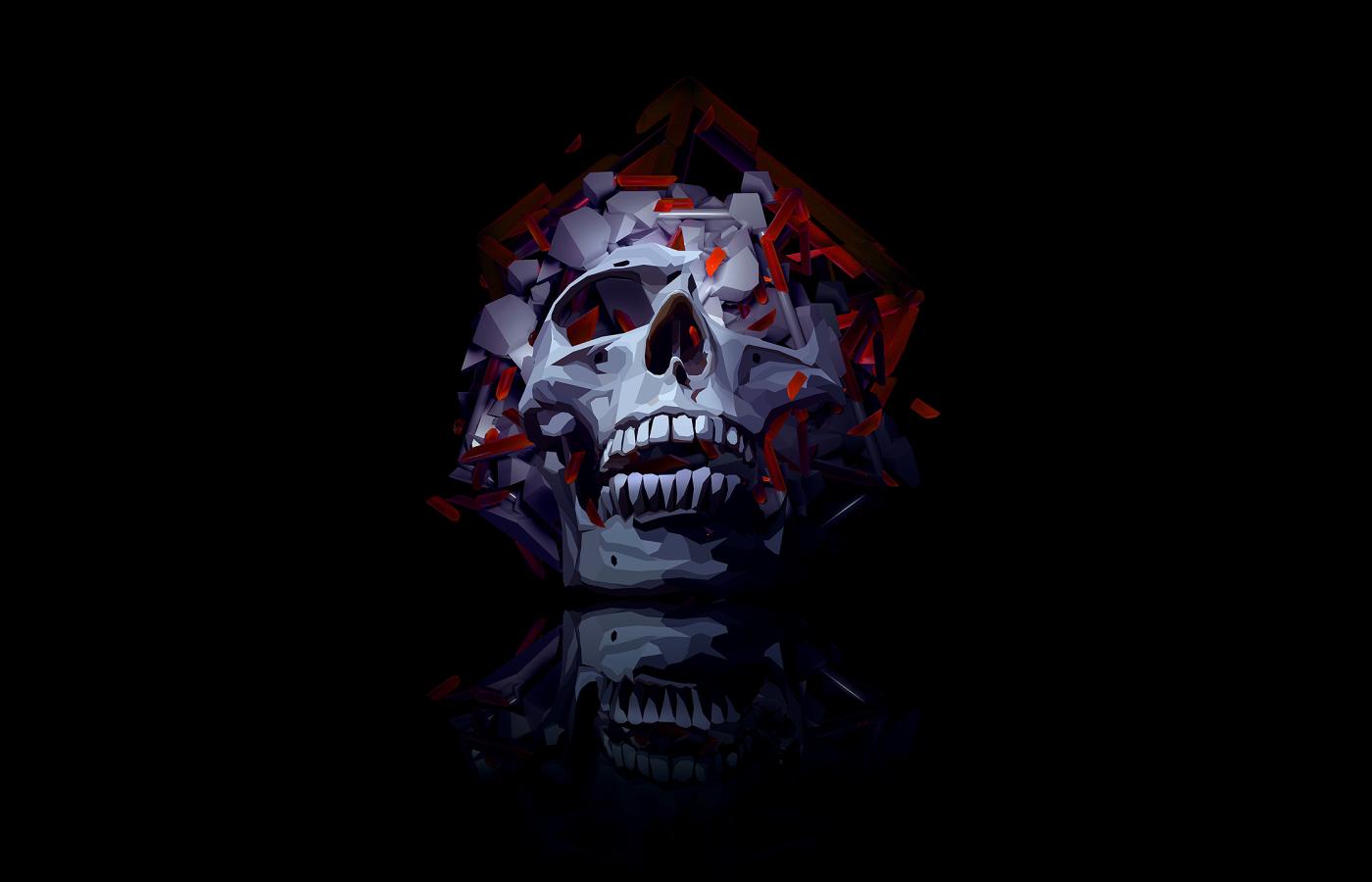 1400x900 Smoky Skull 1400x900 Resolution Wallpaper, HD Artist 4K Wallpaper, Image, Photo and Background