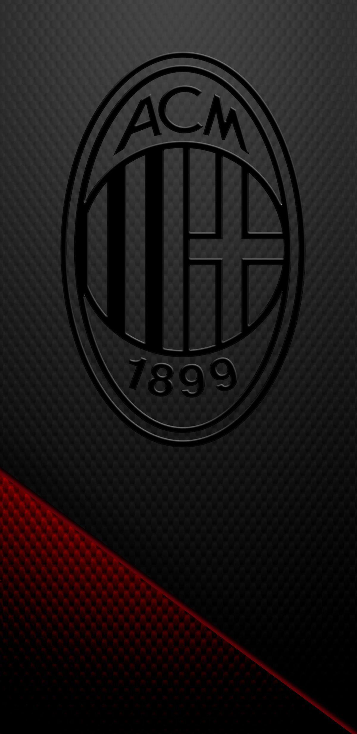 1200x2466 iPhone AC Milan Wallpaper