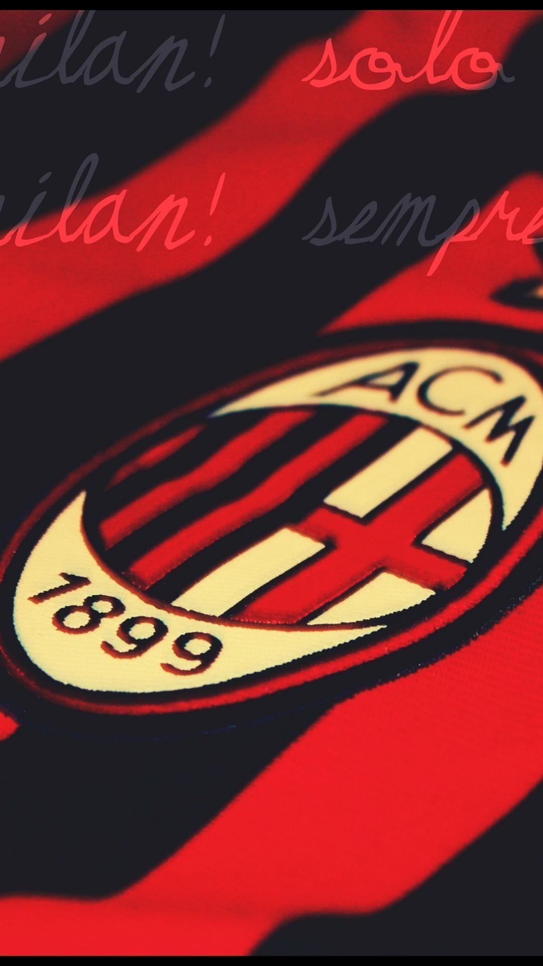 1080x1920 iPhone AC Milan Wallpaper