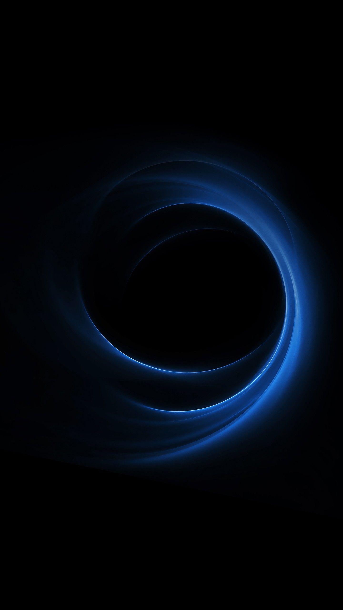 1440x2560 Blue Spiral Huawei Honor V8 Wallpaper