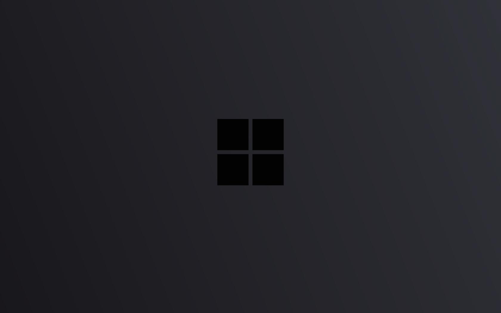 1680x1050 Windows 10 Logo Minimal Dark 1680x1050 Resolution Wallpaper, HD Minimalist 4K Wallpaper, Image, Photo and Background