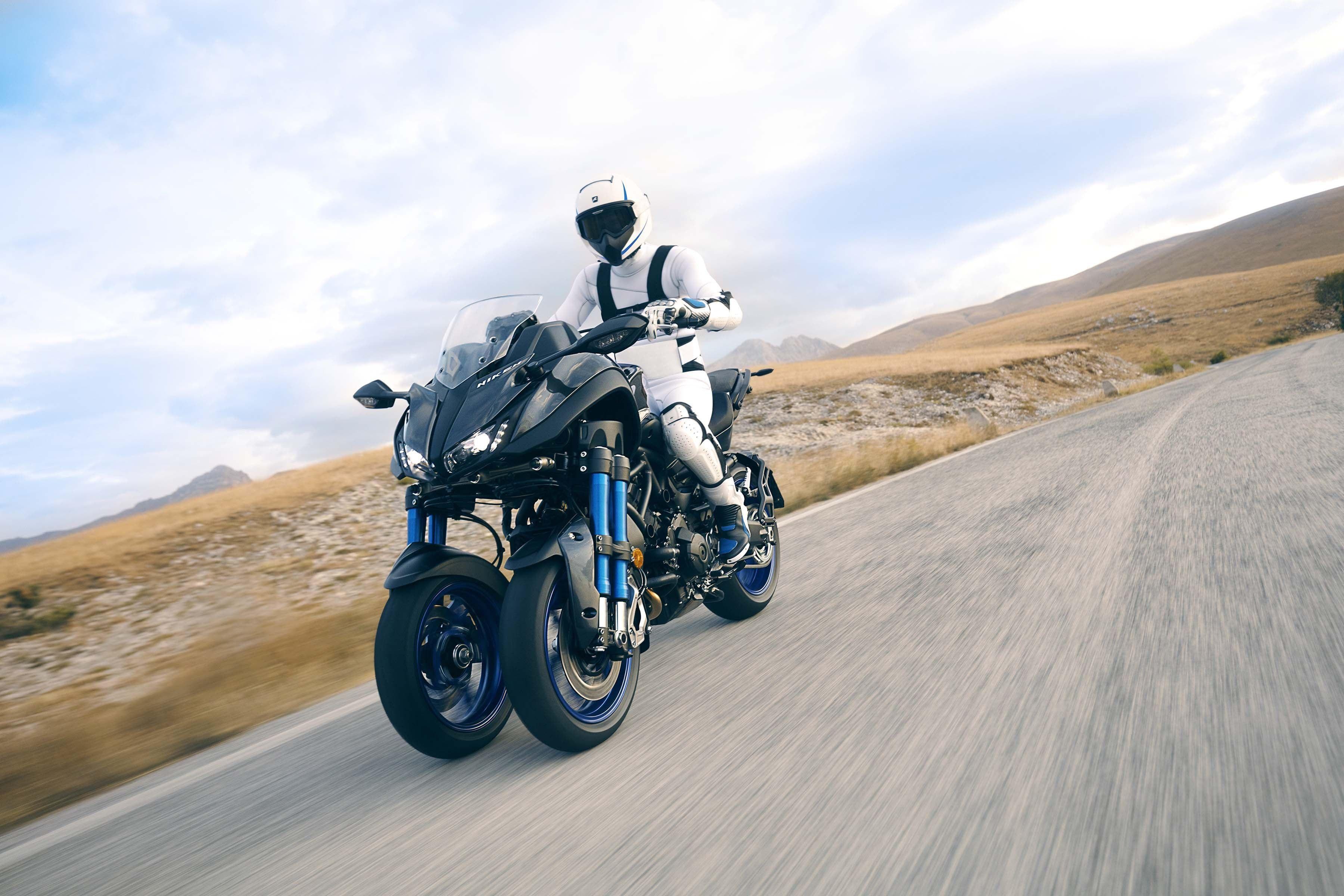 3600x2400 Person riding on three wheel motorcycle HD wallpaper