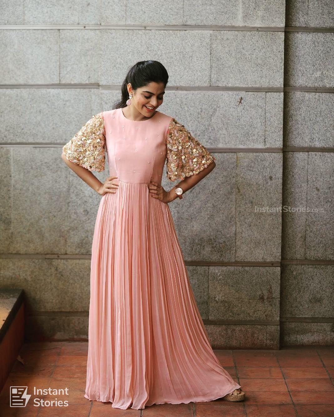 1067x1334 Nikhila Vimal Latest Hot HD Photo Wallpaper (1080p, 4k) #nikhilavimal. Indian Gowns Dresses, Frock Models, Gown Party Wear